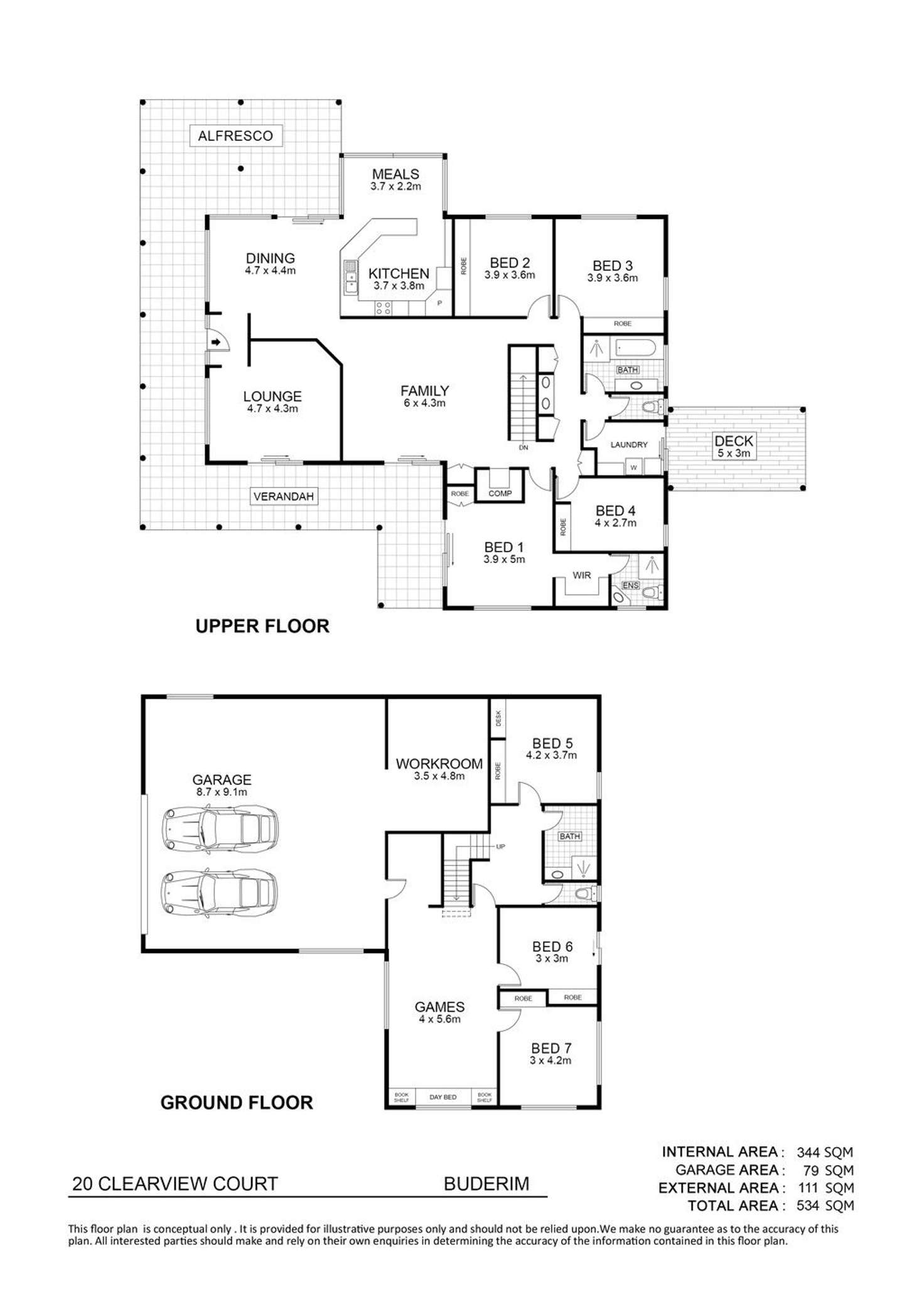 Floorplan of Homely house listing, 20 Clearview Court, Buderim QLD 4556