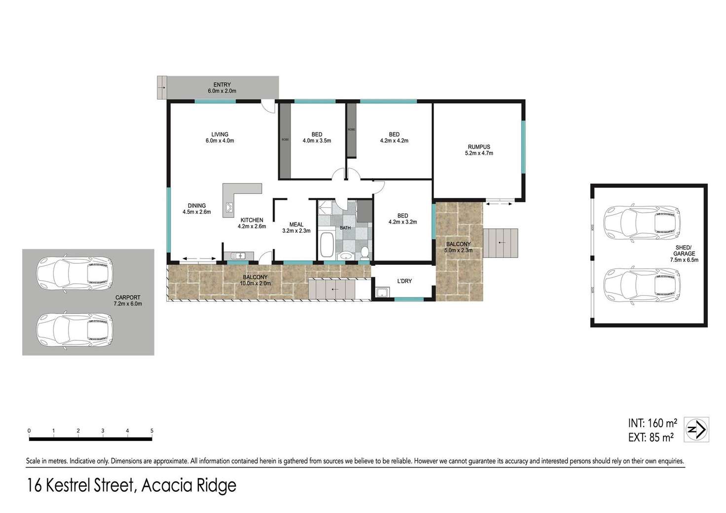 Floorplan of Homely house listing, 16 Kestrel Street, Acacia Ridge QLD 4110