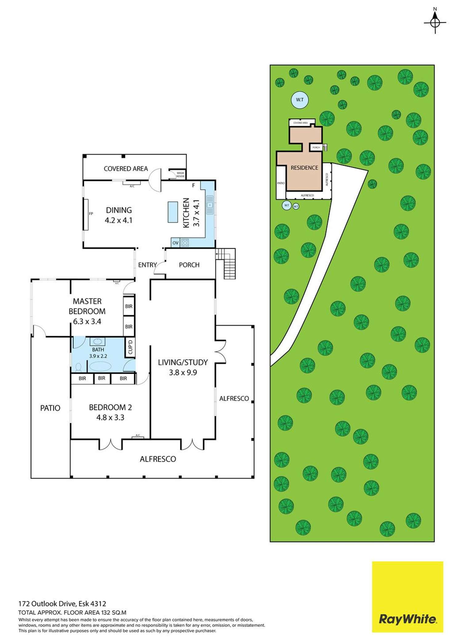 Floorplan of Homely house listing, 172 Outlook Drive, Esk QLD 4312