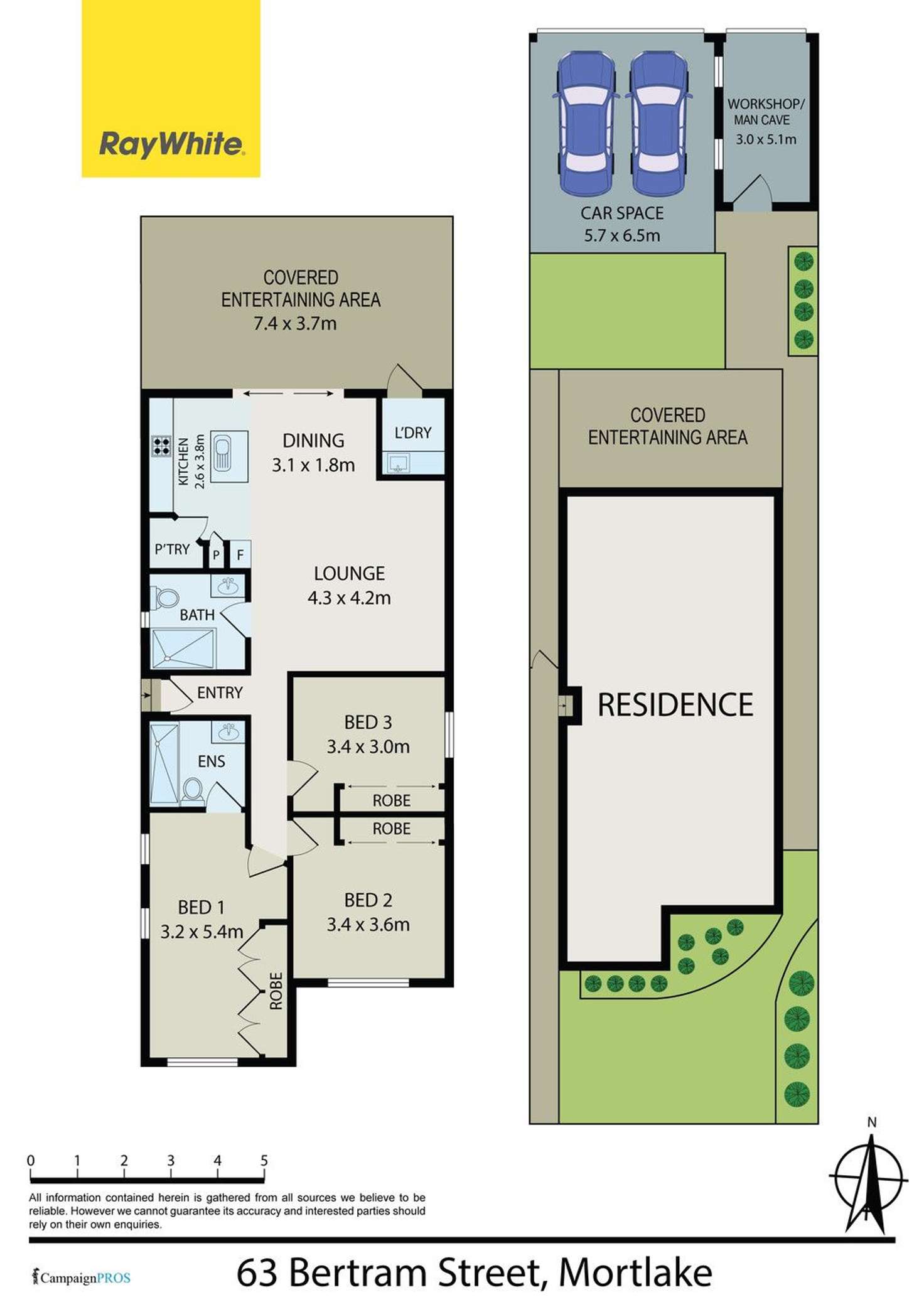 Floorplan of Homely house listing, 63 Bertram Street, Mortlake NSW 2137