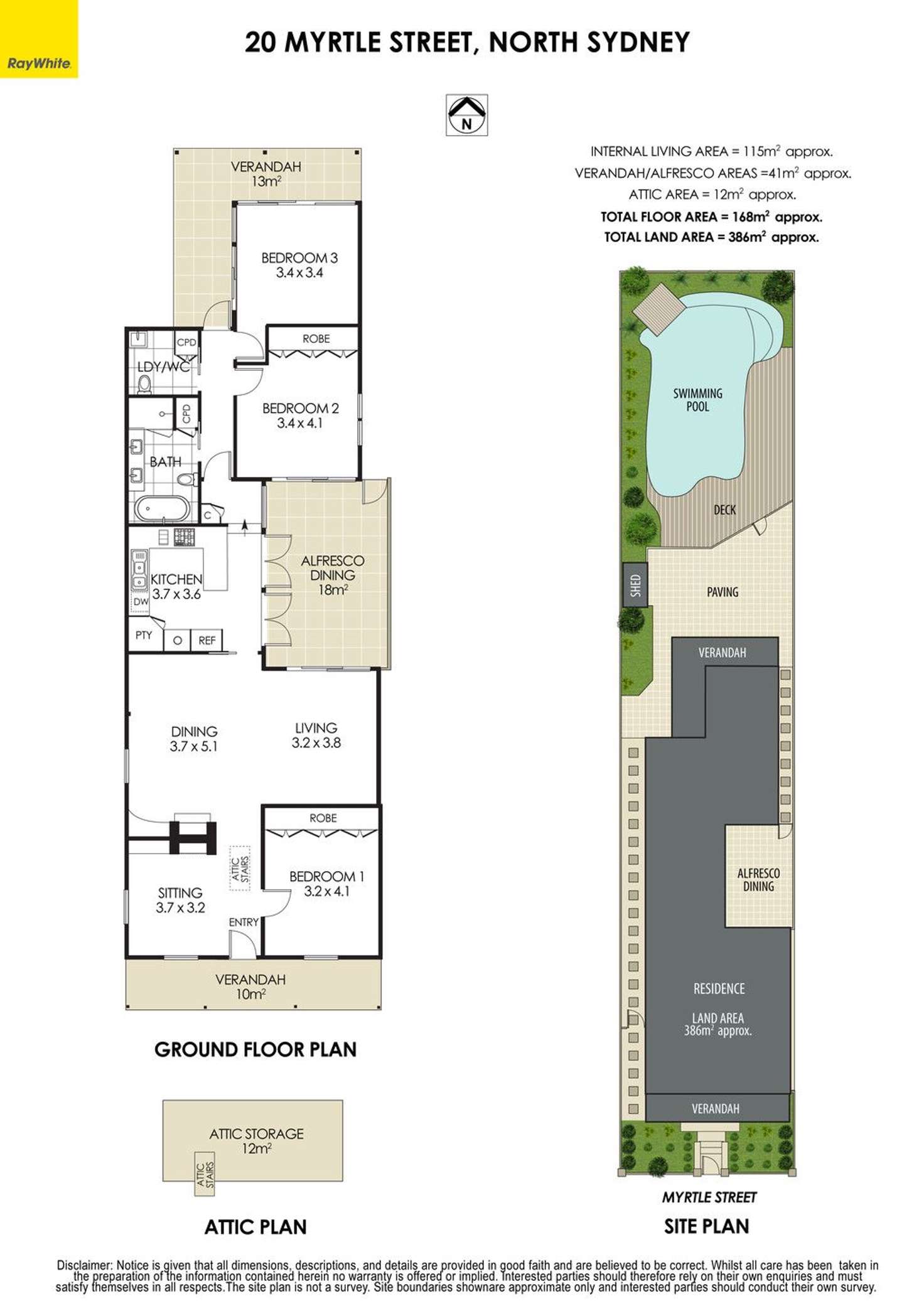 Floorplan of Homely house listing, 20 Myrtle Street, North Sydney NSW 2060