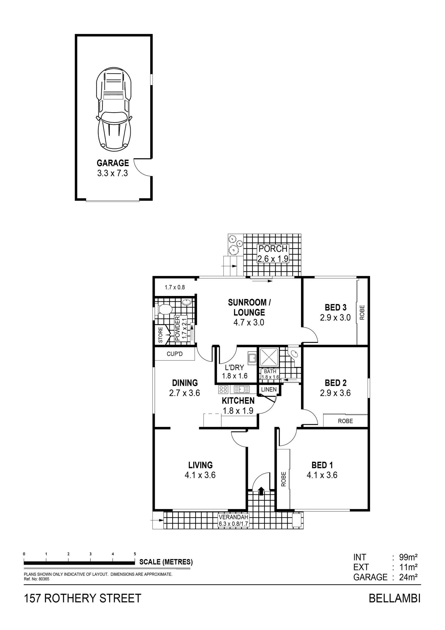 Floorplan of Homely house listing, 157 Rothery Street, Bellambi NSW 2518