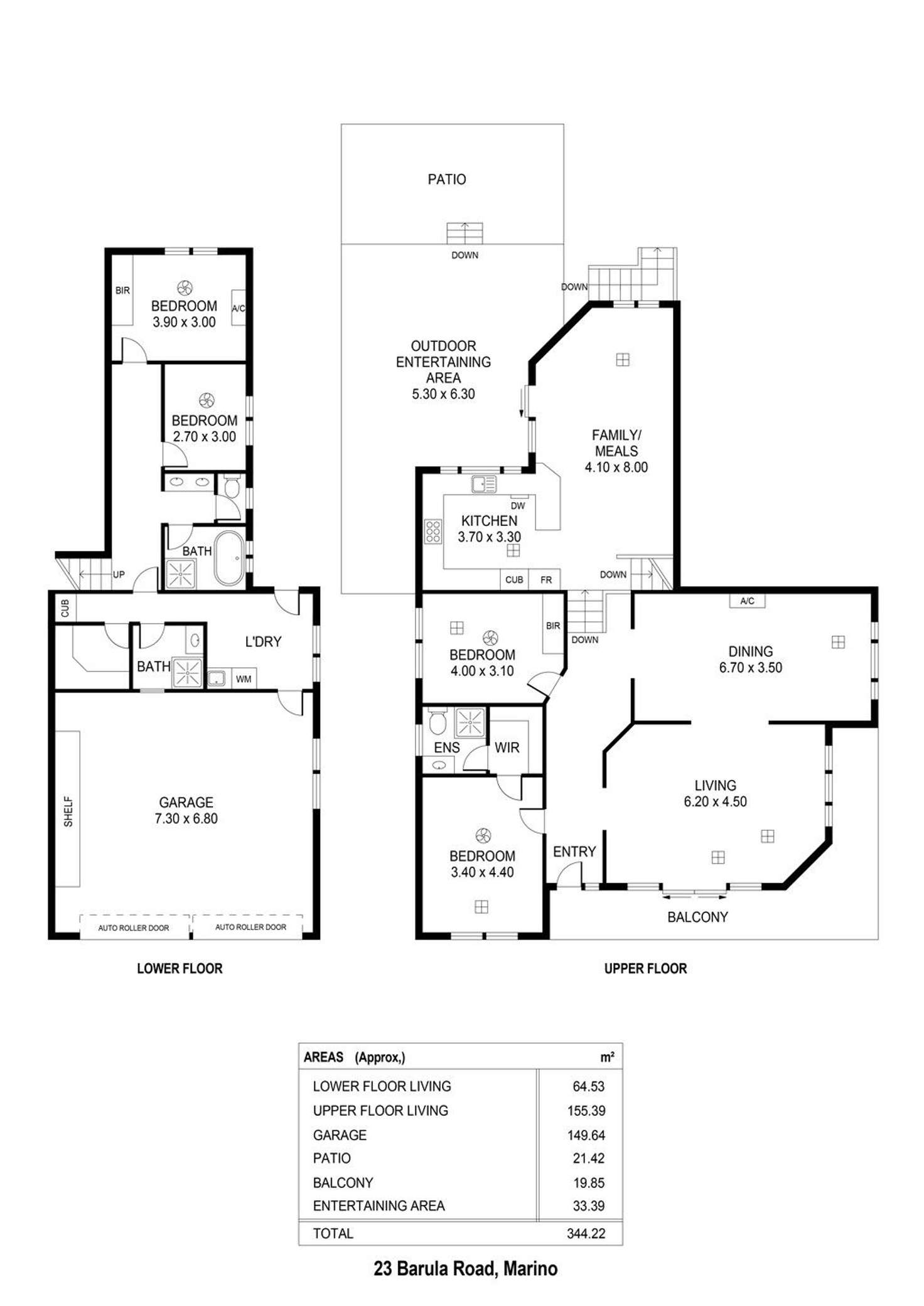 Floorplan of Homely house listing, 23 Barula Road, Marino SA 5049