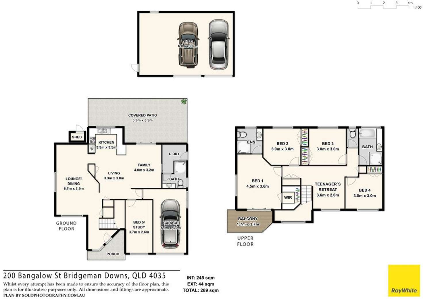 Floorplan of Homely house listing, 200 Bangalow Street, Bridgeman Downs QLD 4035