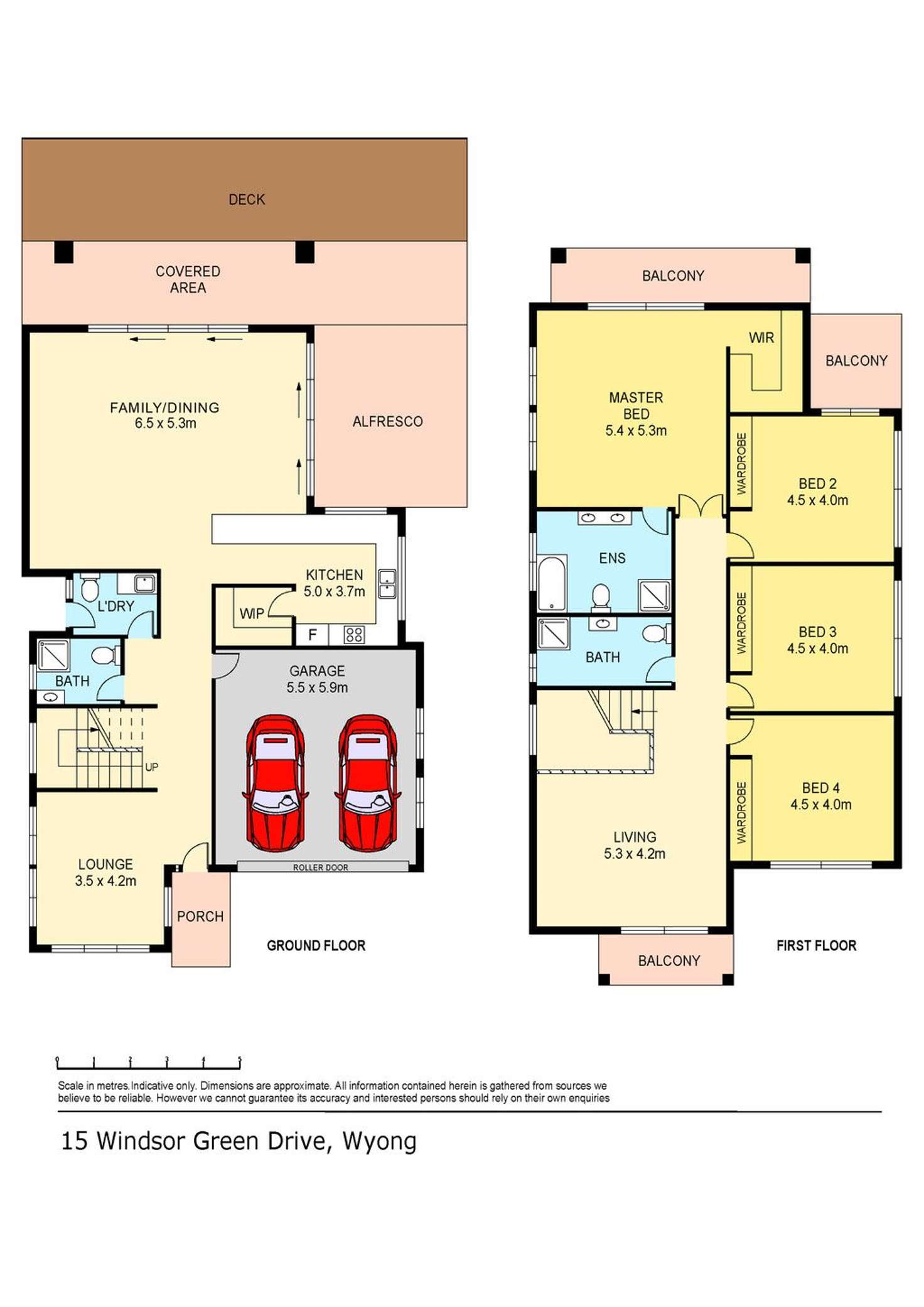 Floorplan of Homely house listing, 15 windsorgreen Drive, Kooindah Waters, Wyong NSW 2259