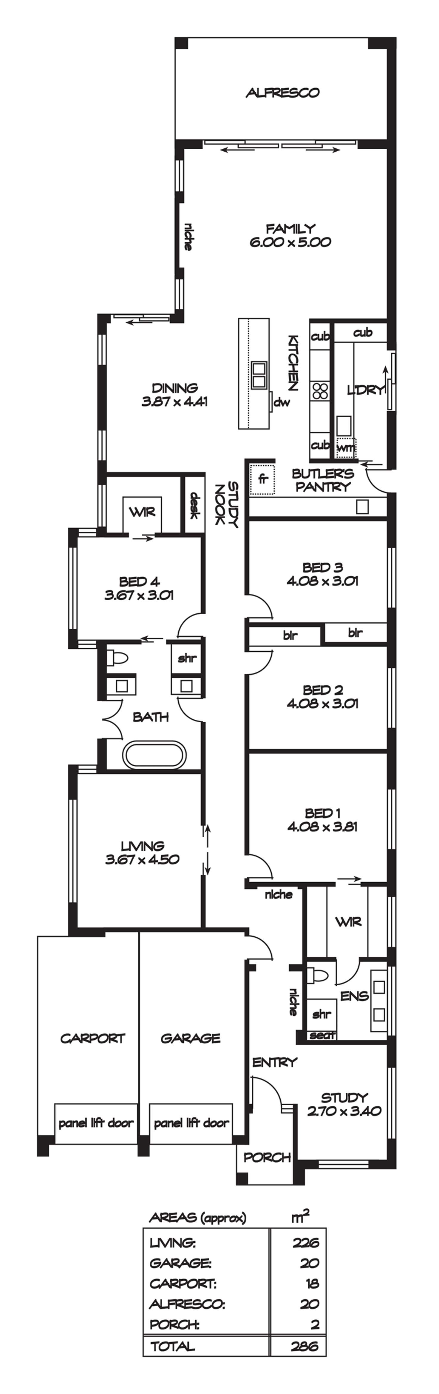 Floorplan of Homely house listing, 16B Amherst Avenue, Trinity Gardens SA 5068