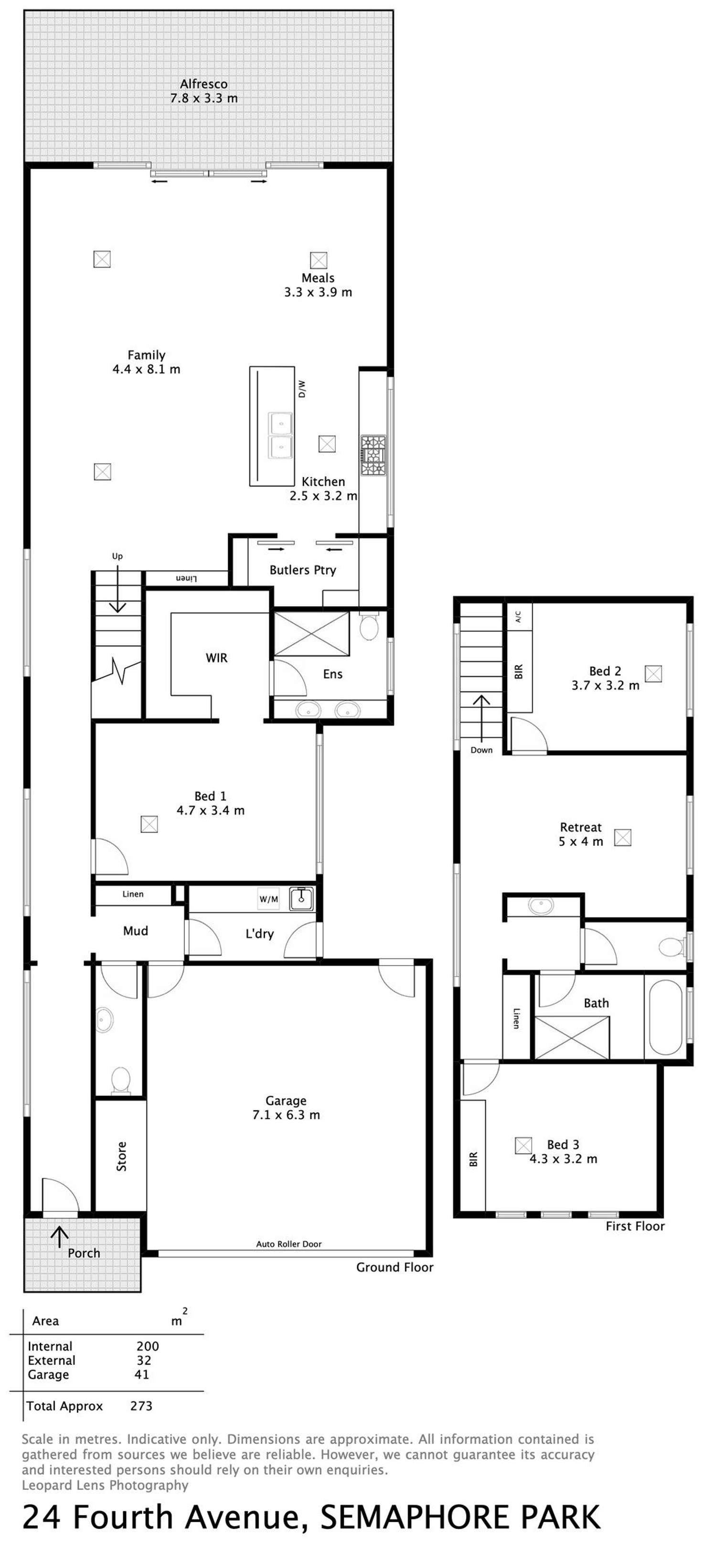 Floorplan of Homely house listing, 24 Fourth Avenue, Semaphore Park SA 5019