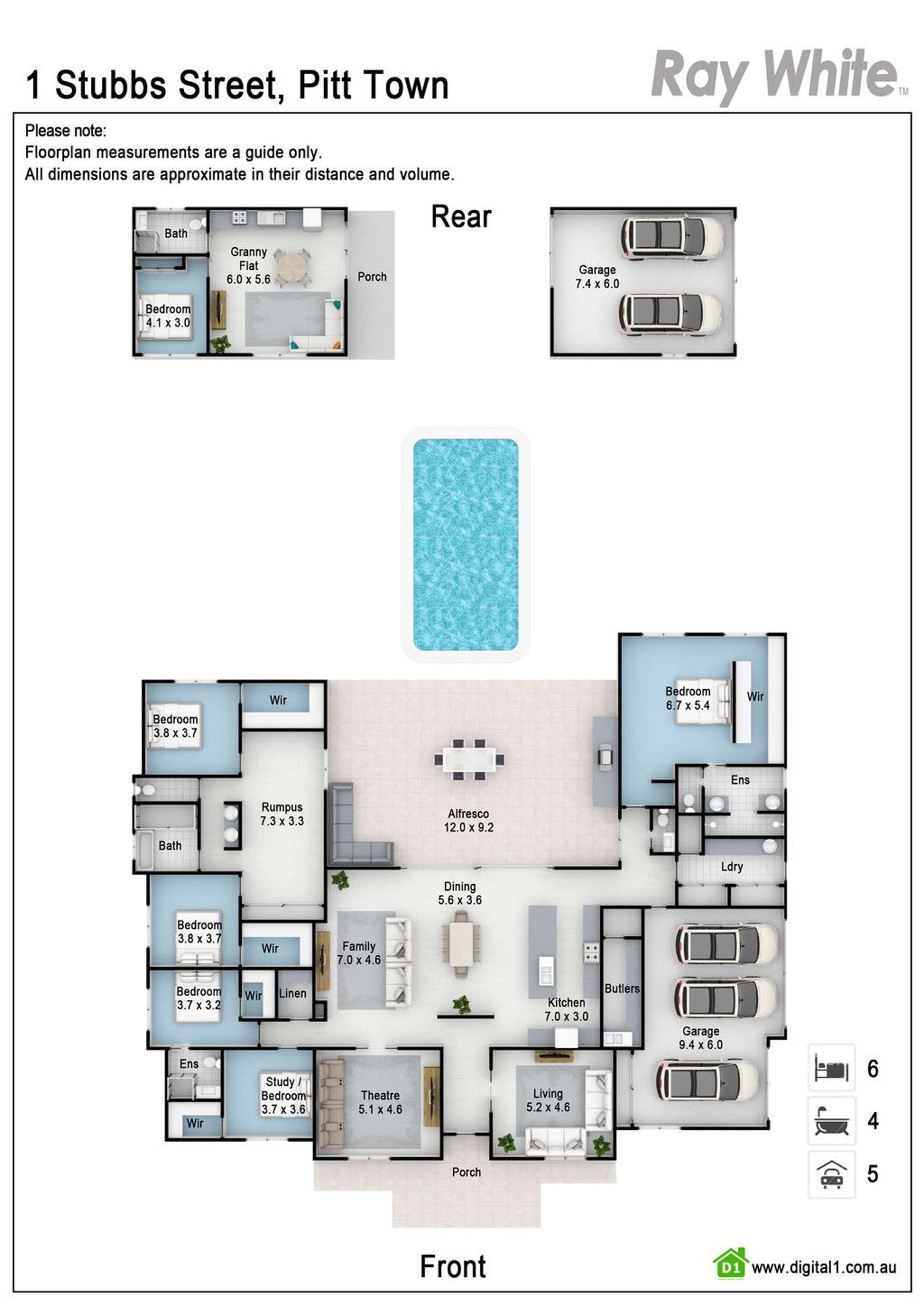 Floorplan of Homely house listing, 1 Stubbs Street, Pitt Town NSW 2756