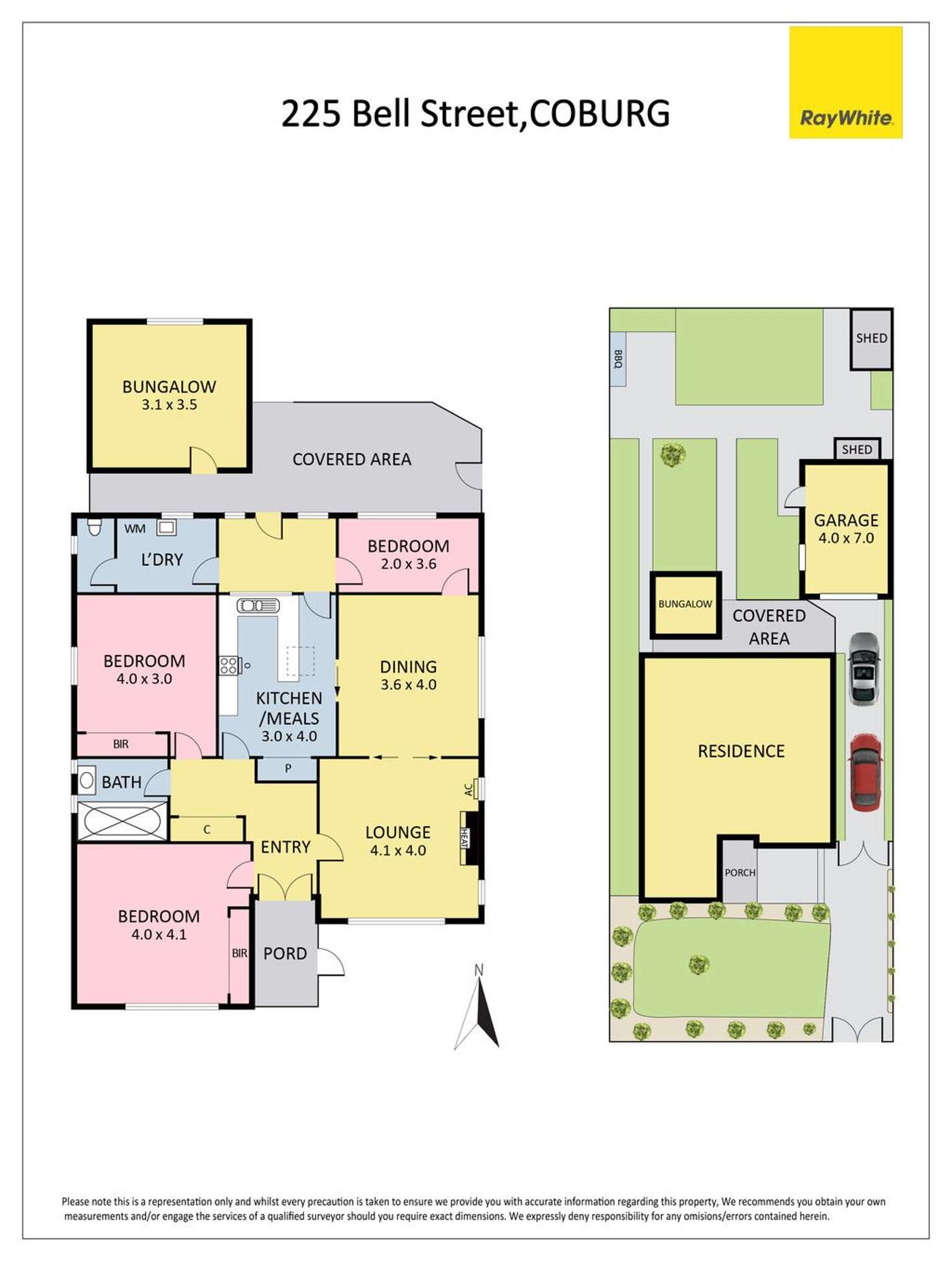 Floorplan of Homely house listing, 225 Bell Street, Coburg VIC 3058