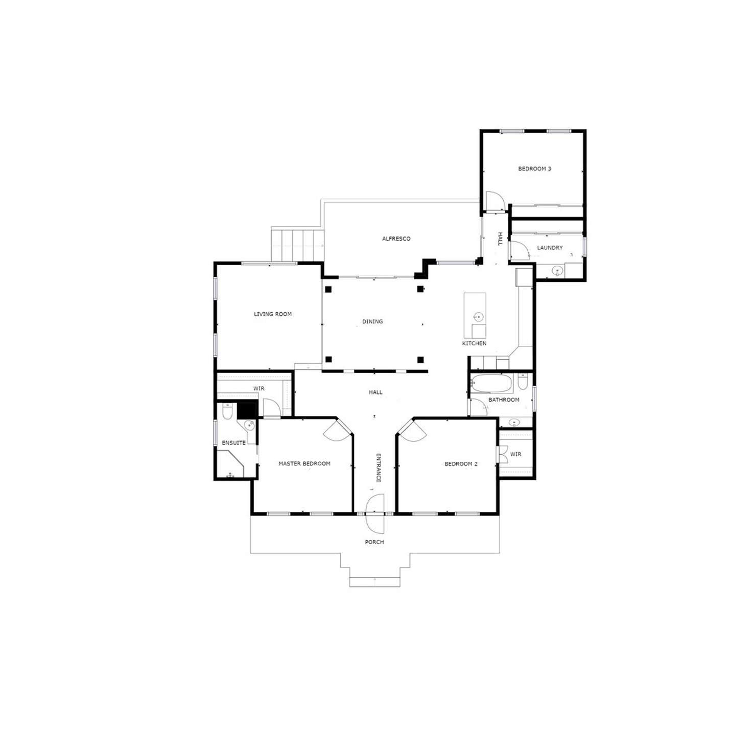 Floorplan of Homely house listing, 25 Foxglove Terrace, Baranduda VIC 3691