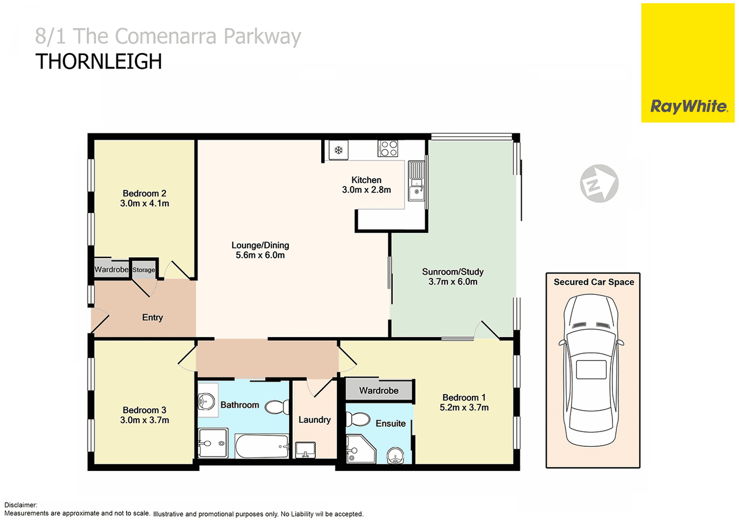 Floorplan of Homely unit listing, 8/1 The Comenarra Parkway, Thornleigh NSW 2120