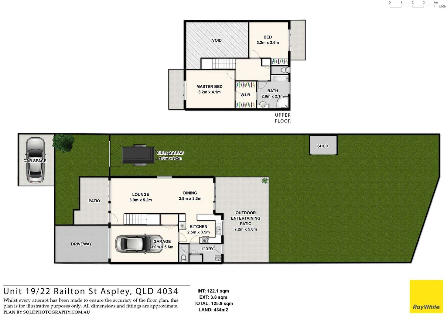 Floorplan of Homely townhouse listing, 19/22-24 Railton Street, Aspley QLD 4034