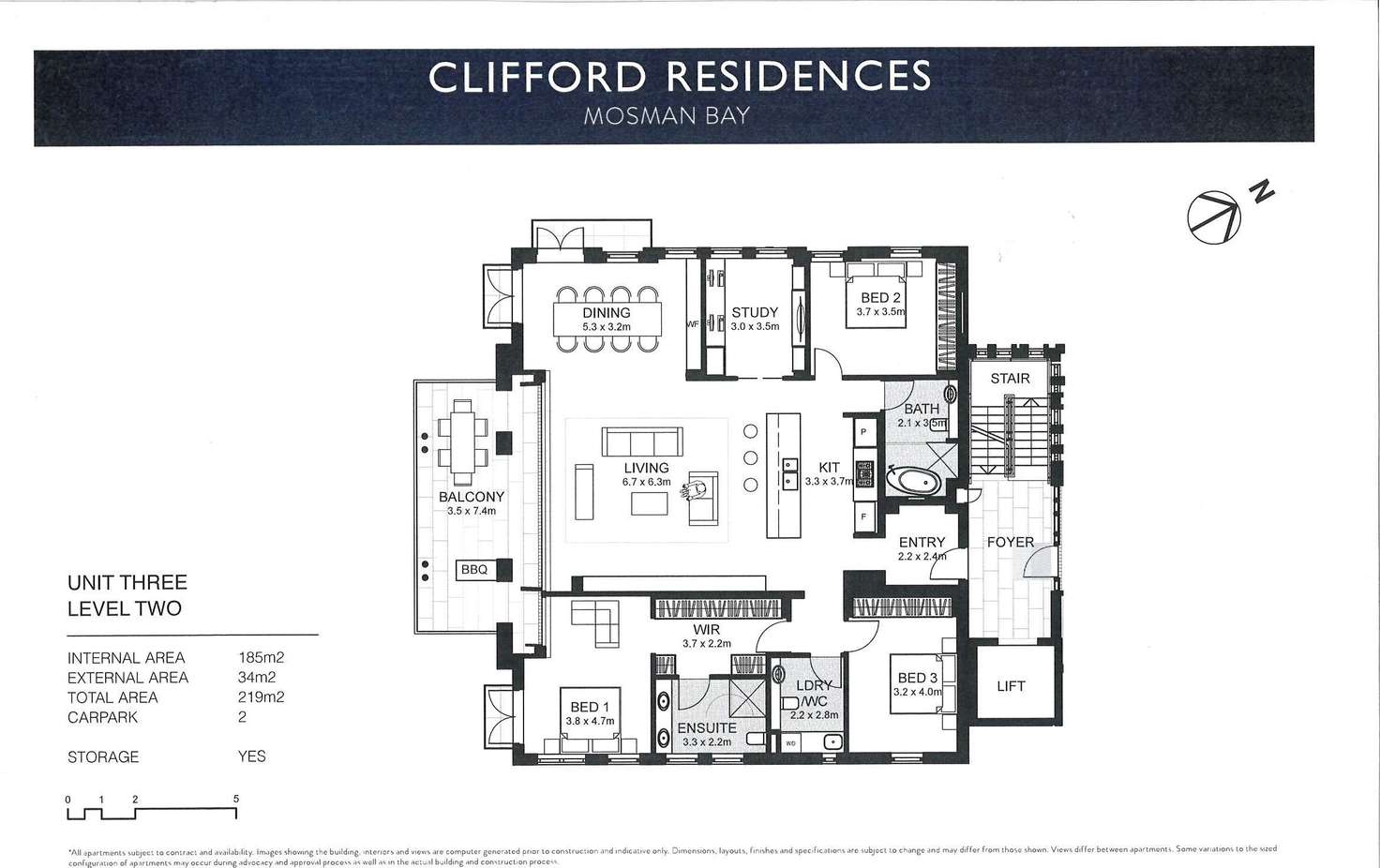 Floorplan of Homely apartment listing, 3/1 Musgrave Street, Mosman NSW 2088