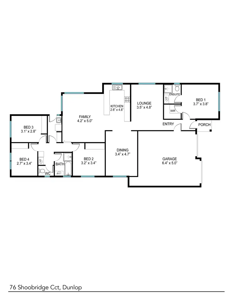 Floorplan of Homely house listing, 76 Shoobridge Circuit, Dunlop ACT 2615