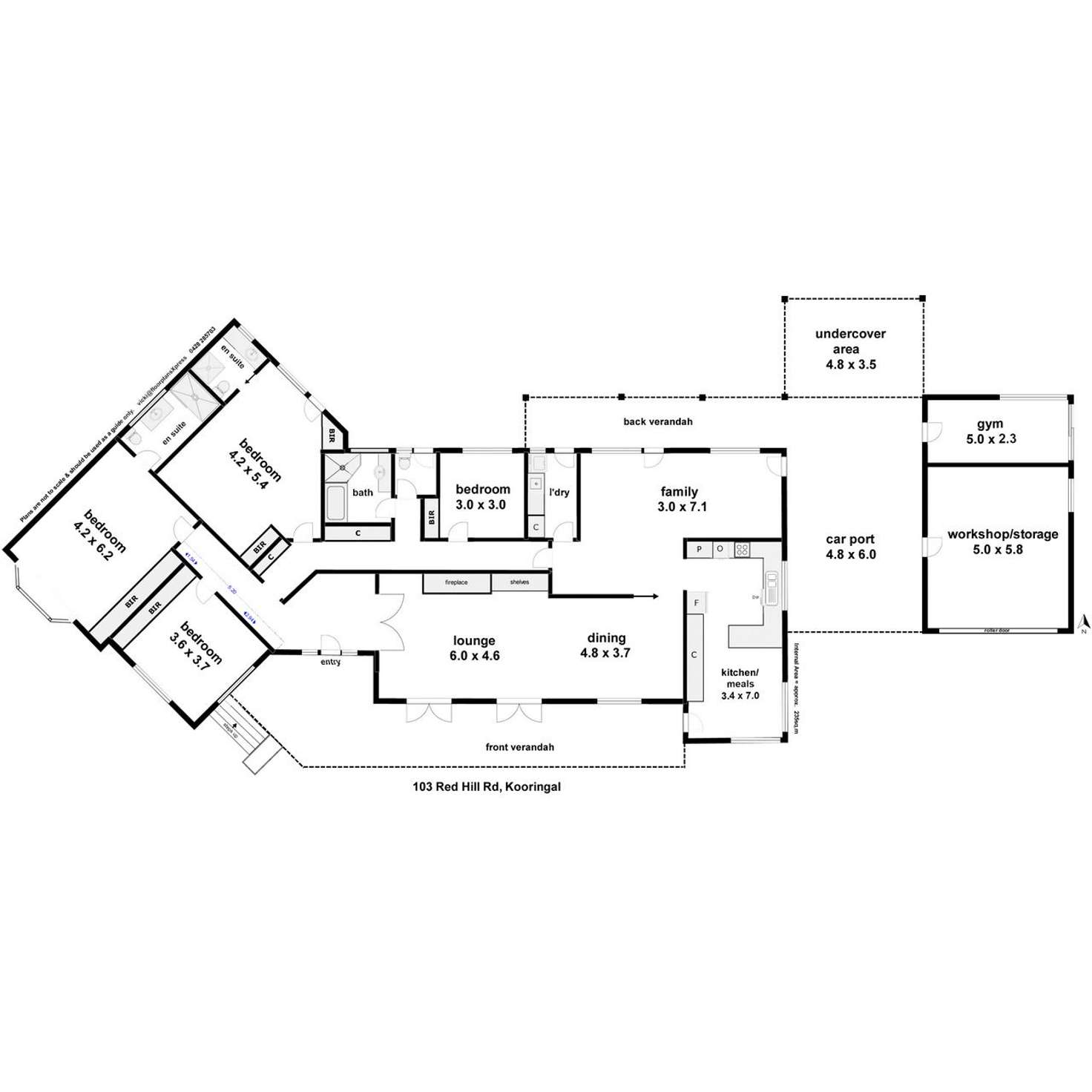 Floorplan of Homely house listing, 103 Red Hill Road, Kooringal NSW 2650