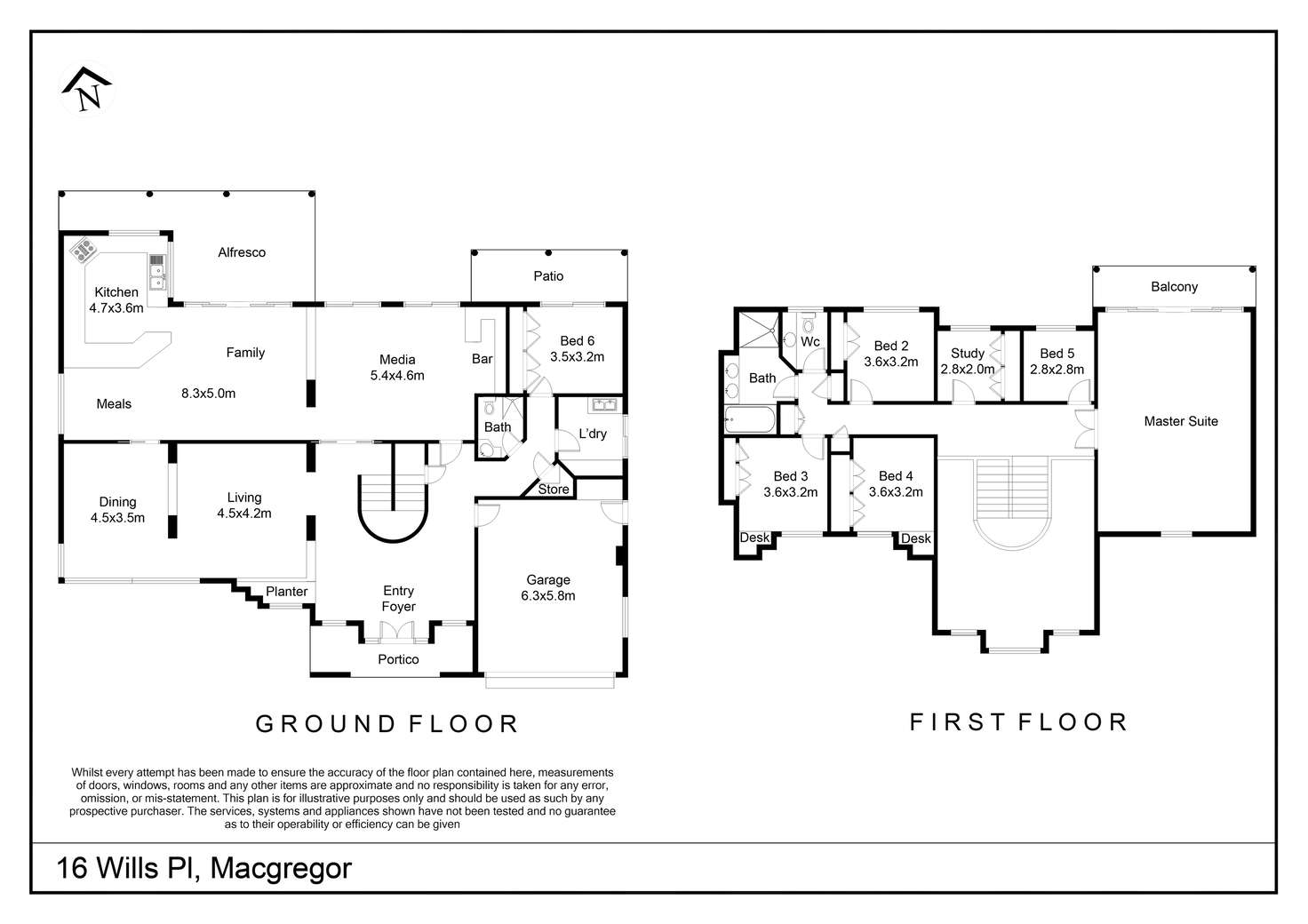 Floorplan of Homely house listing, 16 Wills Place, Macgregor QLD 4109
