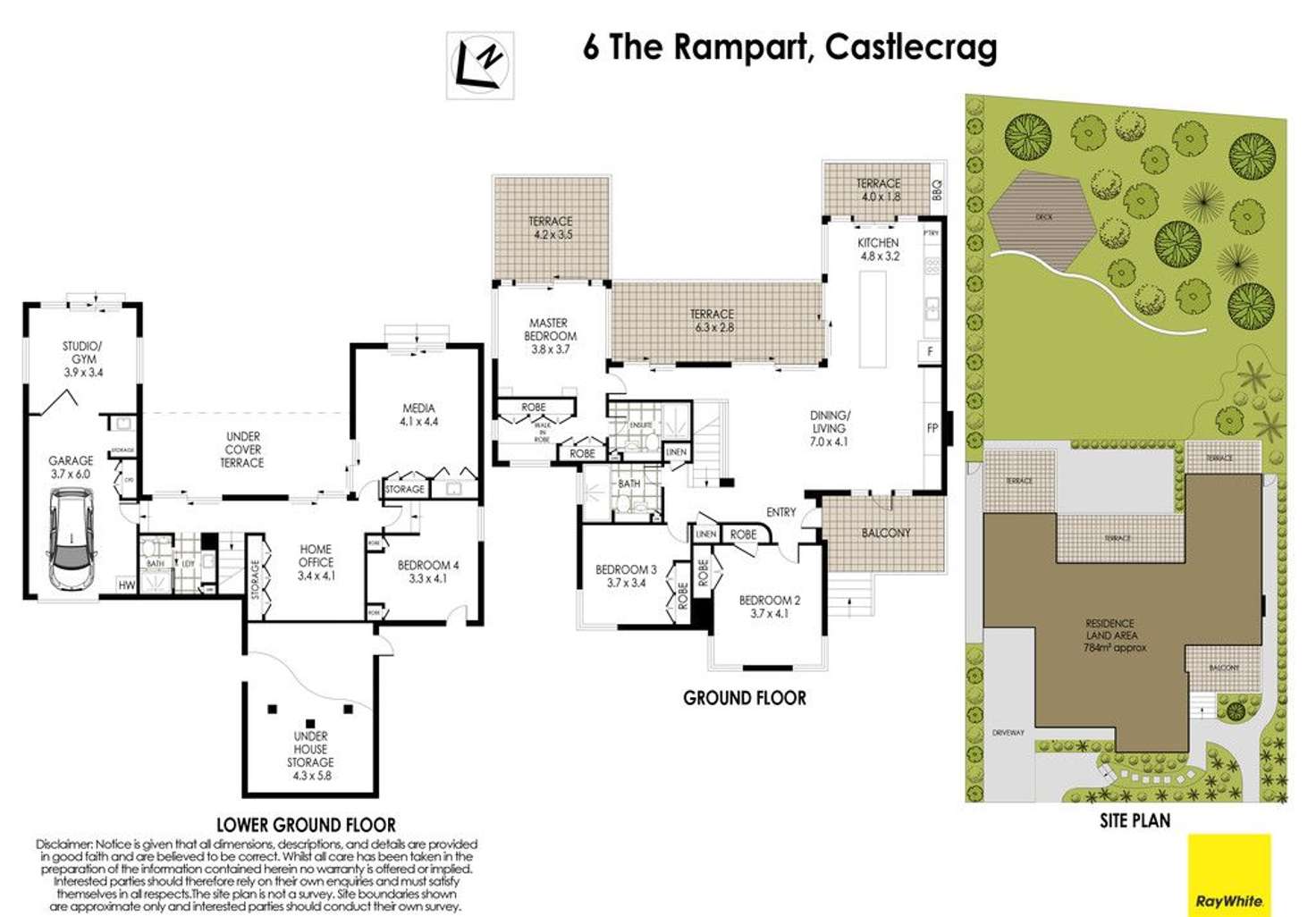 Floorplan of Homely house listing, 6 The Rampart, Castlecrag NSW 2068