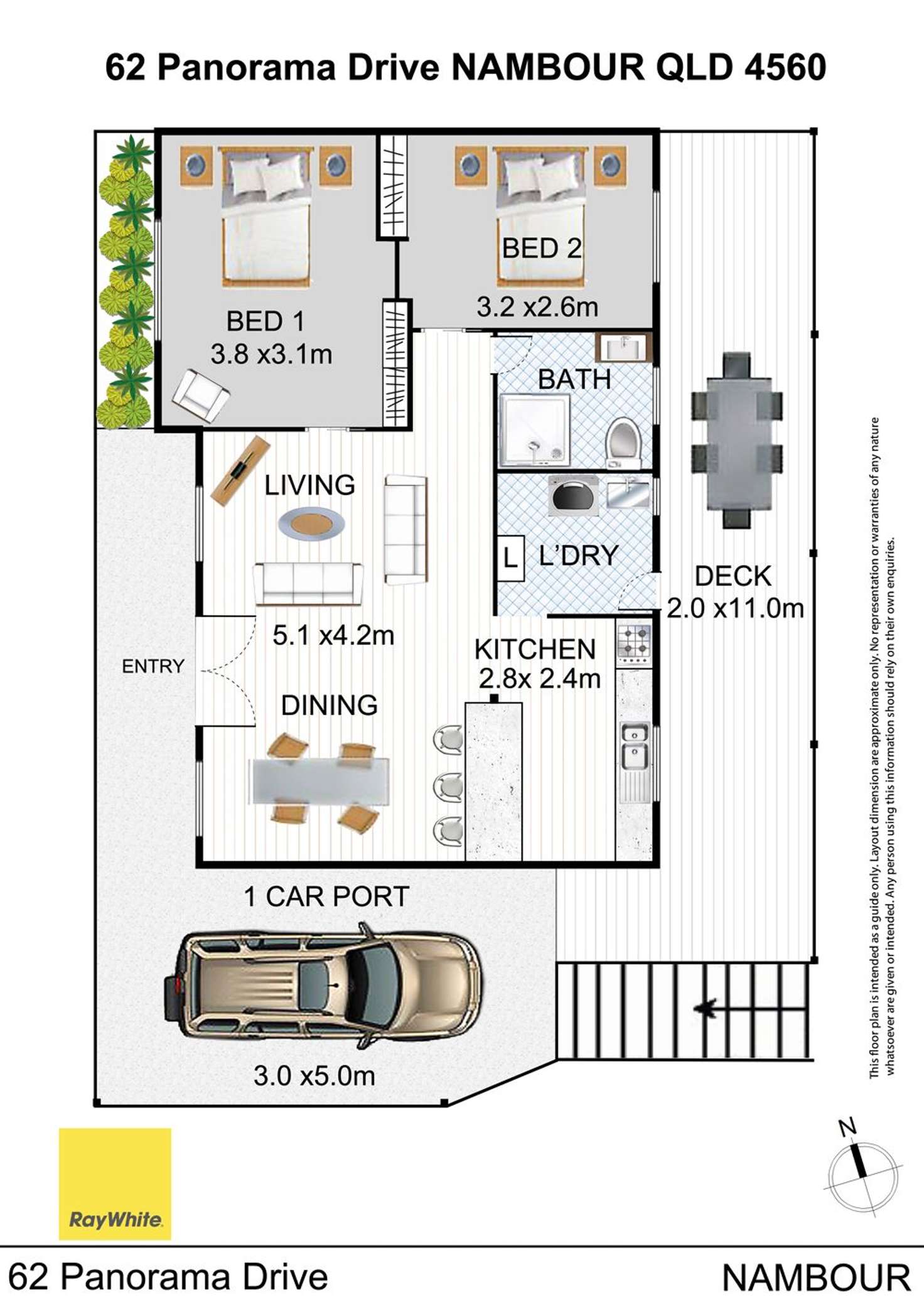 Floorplan of Homely house listing, 62-64 Panorama Drive, Nambour QLD 4560