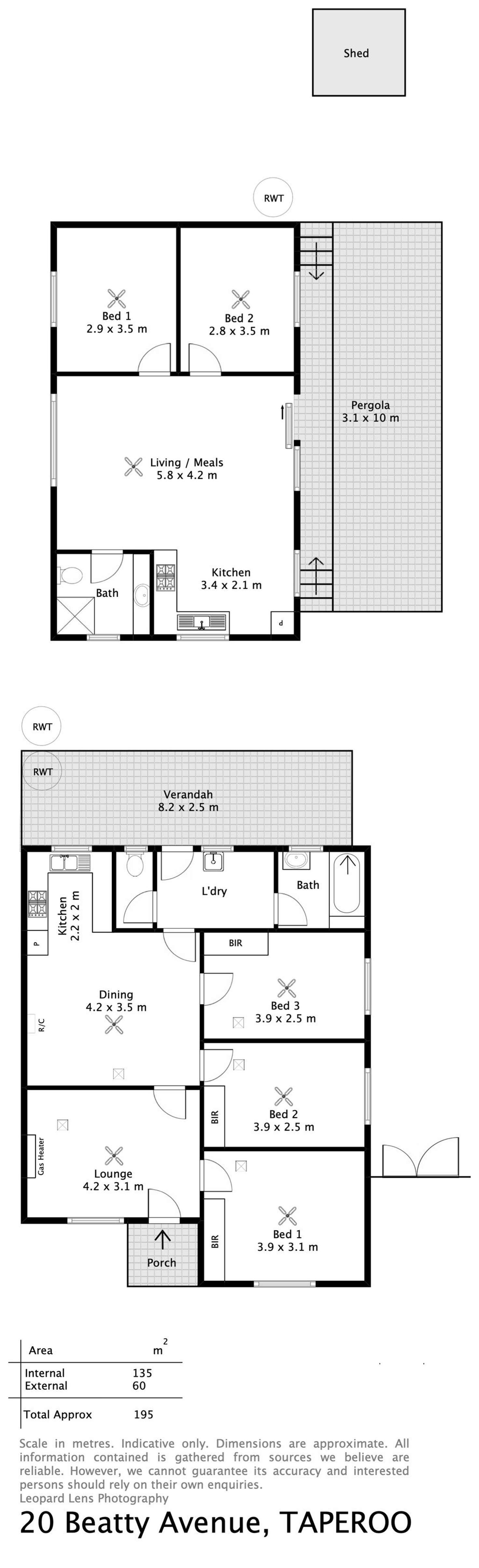 Floorplan of Homely semiDetached listing, 20 Beatty Avenue, Taperoo SA 5017