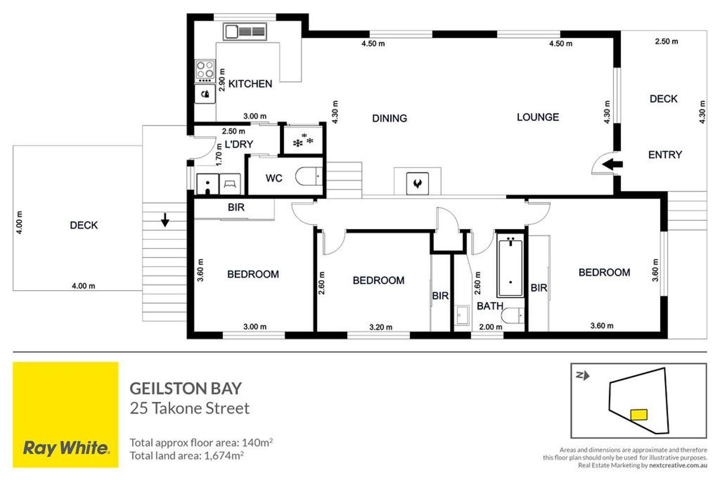 Floorplan of Homely house listing, 25 Takone Street, Geilston Bay TAS 7015