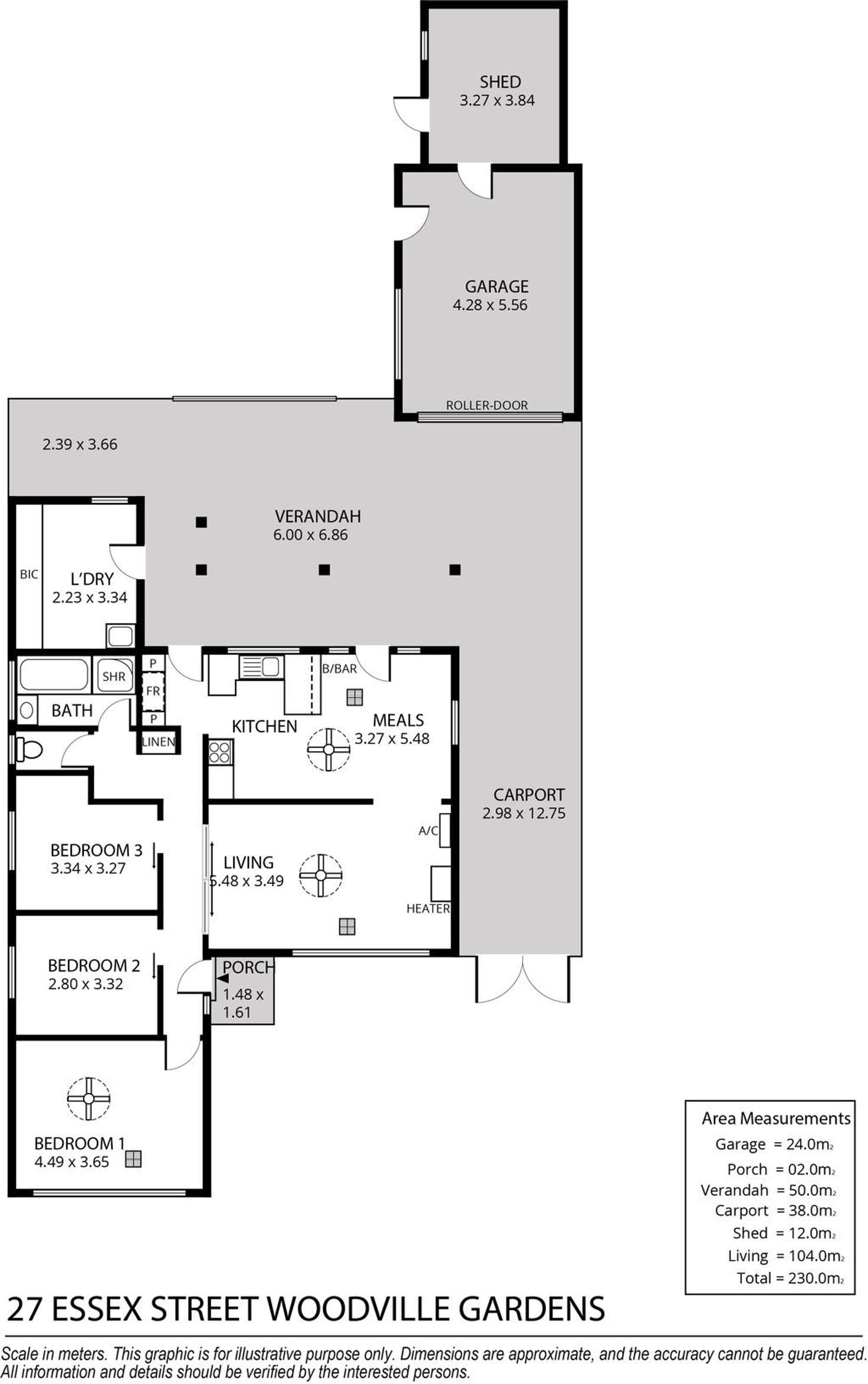 Floorplan of Homely house listing, 27 Essex Street, Woodville Gardens SA 5012
