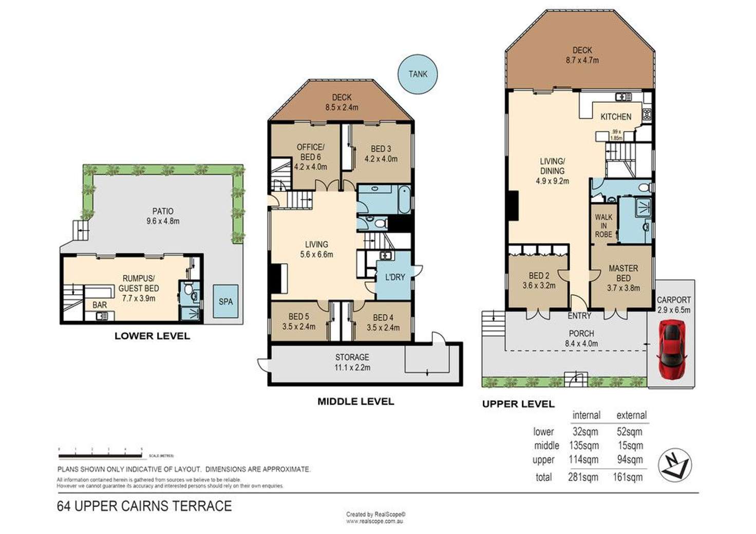 Floorplan of Homely house listing, 64 Upper Cairns Terrace, Paddington QLD 4064