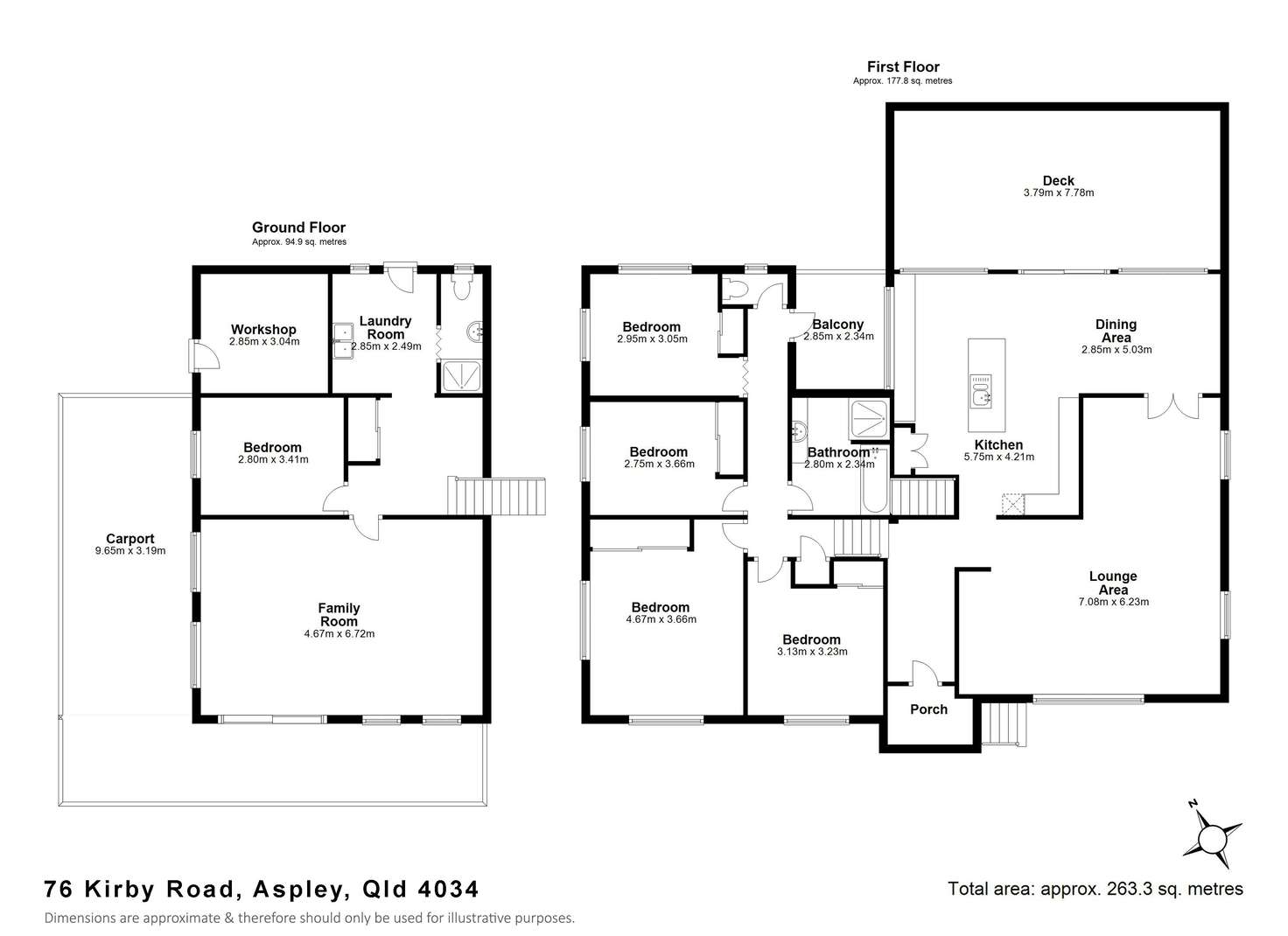 Floorplan of Homely house listing, 76 Kirby Road, Aspley QLD 4034