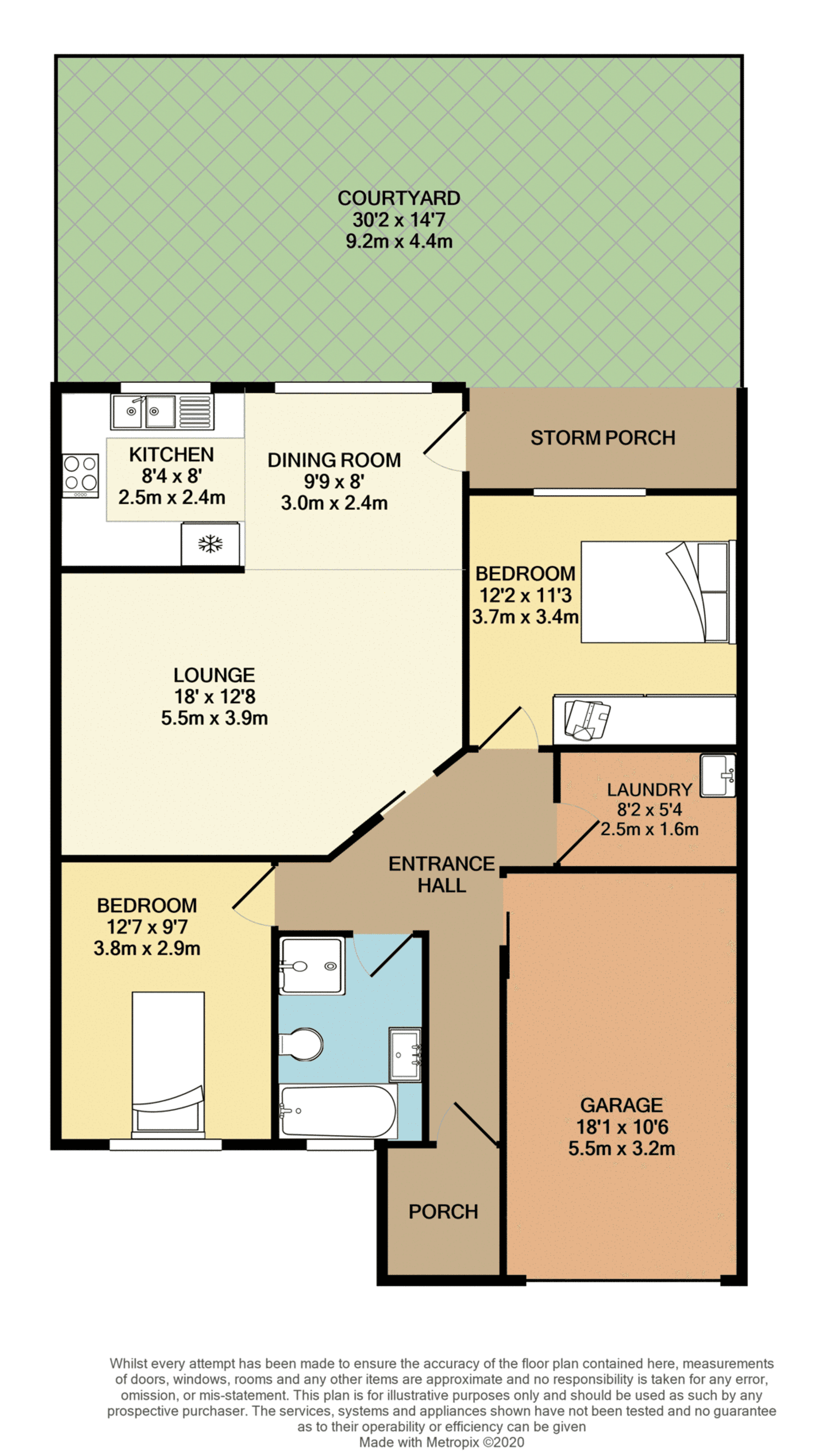 Floorplan of Homely townhouse listing, 2/91 Sherwood Road, Merrylands NSW 2160