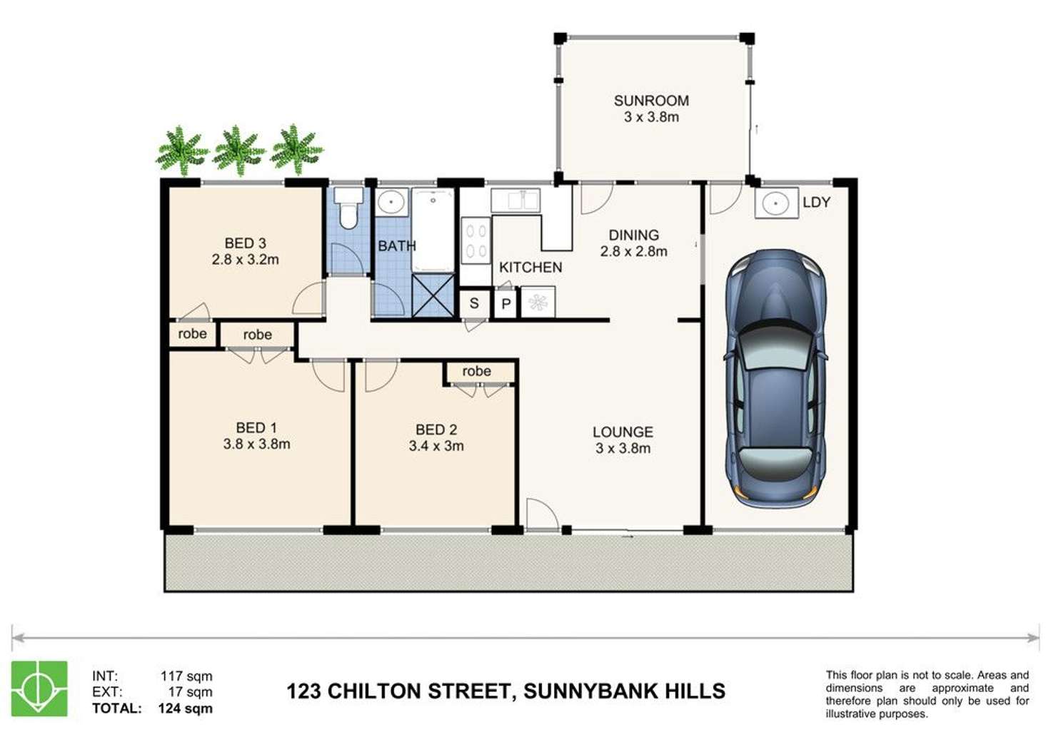 Floorplan of Homely house listing, 123 Chilton Street, Sunnybank Hills QLD 4109