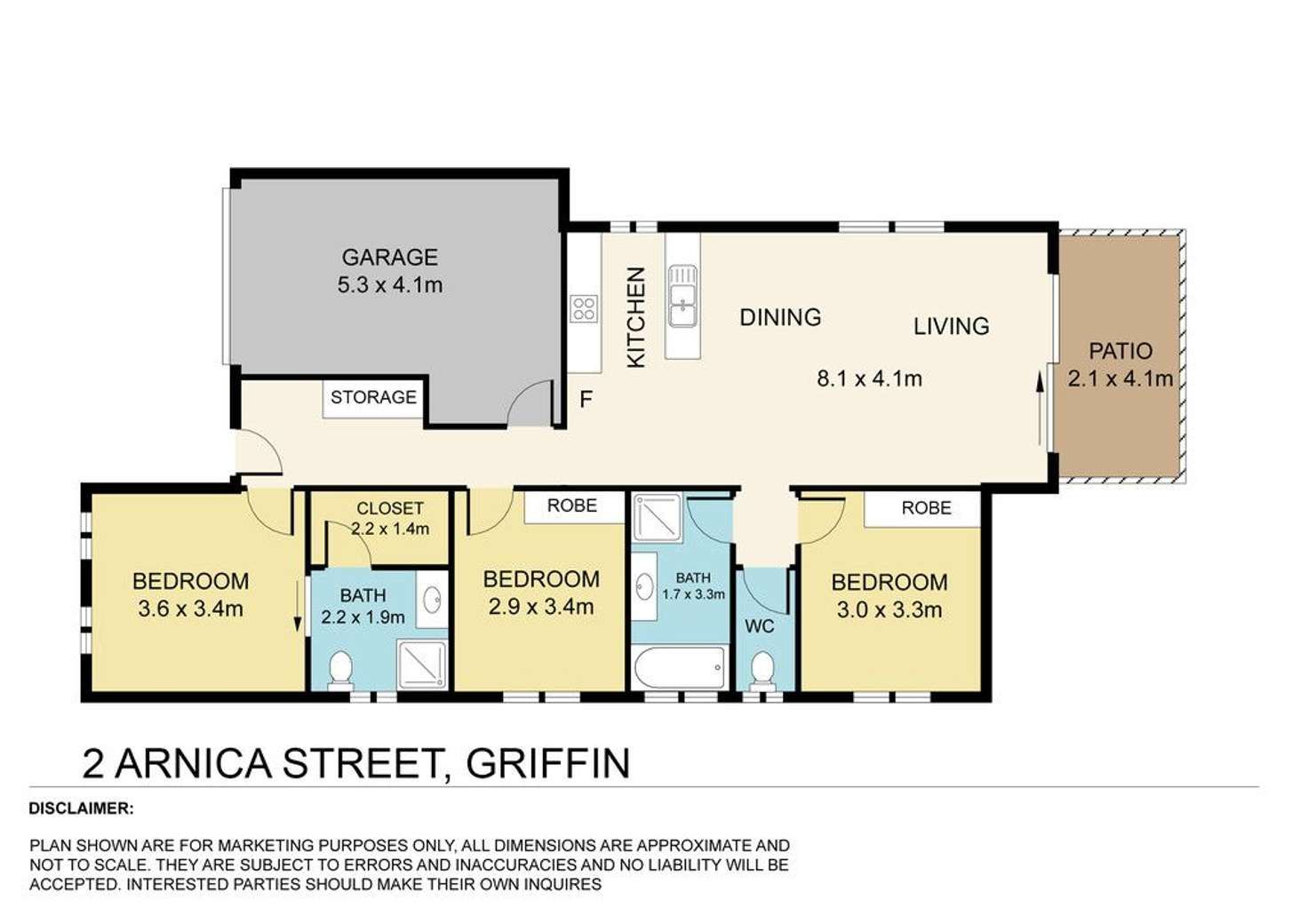 Floorplan of Homely house listing, 2 Arnica Street, Griffin QLD 4503