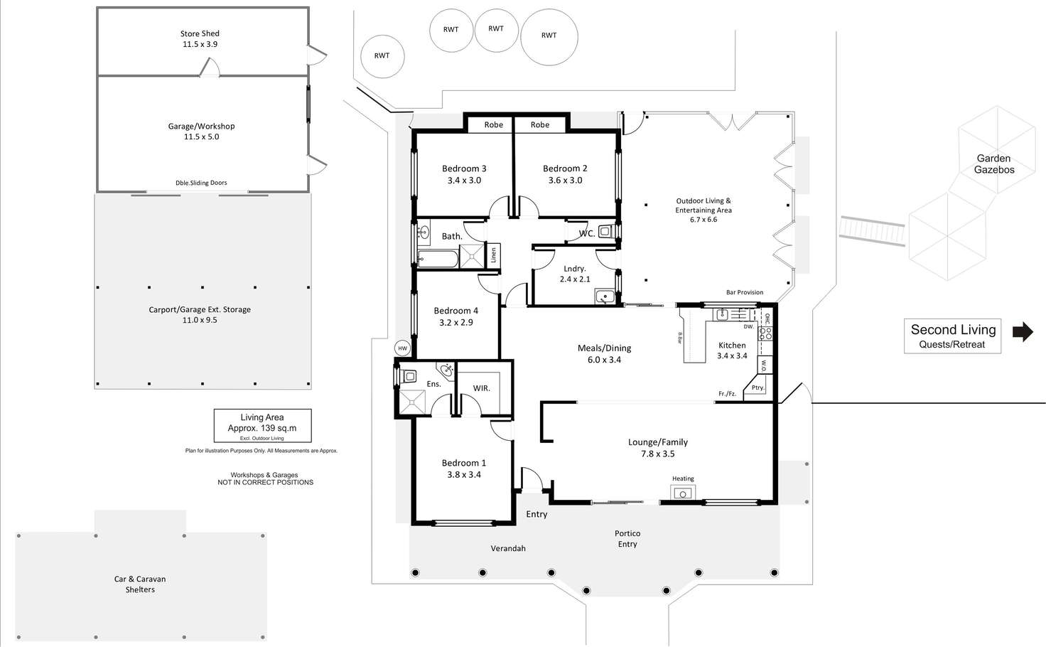 Floorplan of Homely house listing, 73 Farley Road, Kingston On Murray SA 5331