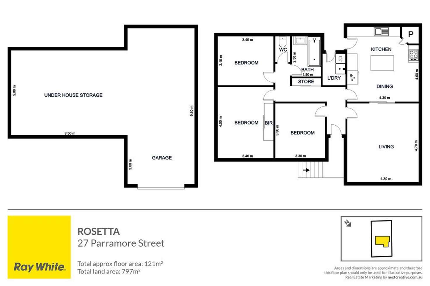 Floorplan of Homely house listing, 27 Parramore Street, Rosetta TAS 7010