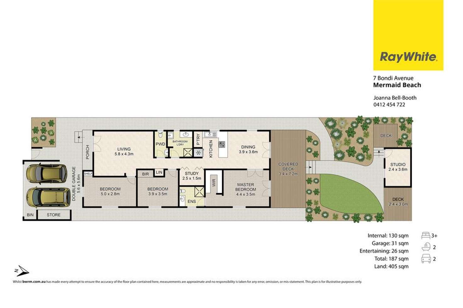 Floorplan of Homely house listing, 7 Bondi Avenue, Mermaid Beach QLD 4218