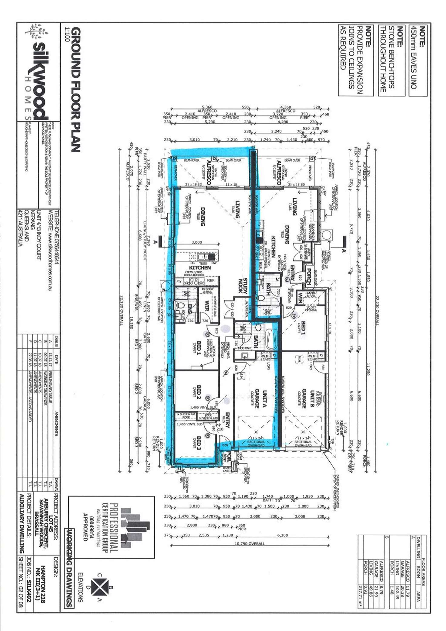 Floorplan of Homely semiDetached listing, 1/53 Arburry Crescent, Brassall QLD 4305