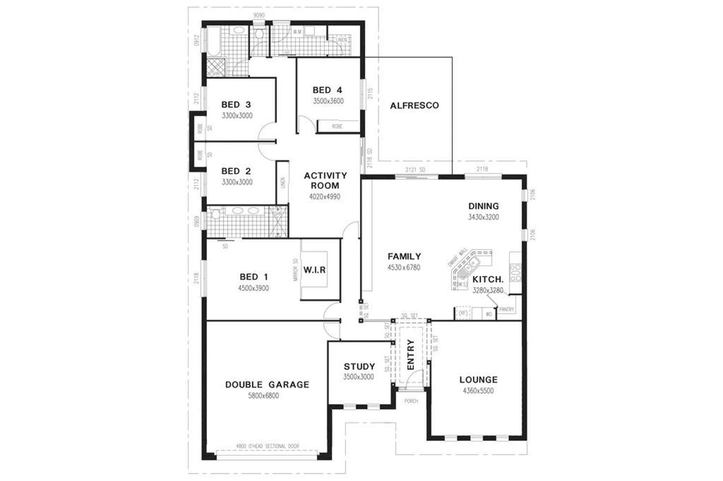 Floorplan of Homely house listing, 3 Beardsworth Court, Middle Ridge QLD 4350