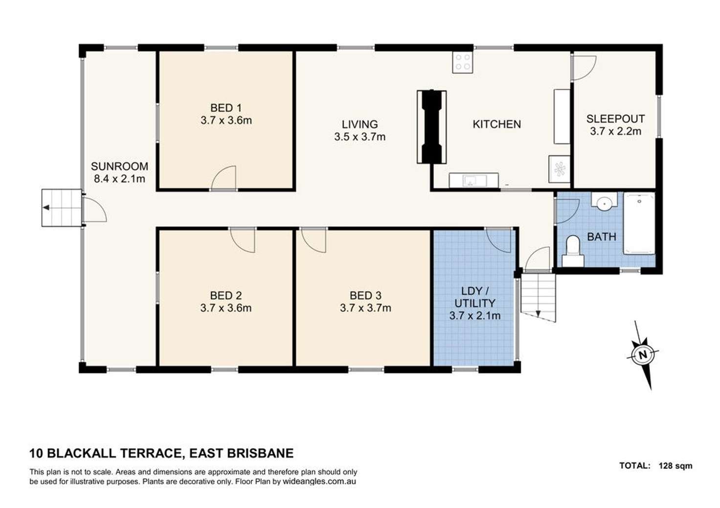 Floorplan of Homely house listing, 10 Blackall Terrace, East Brisbane QLD 4169