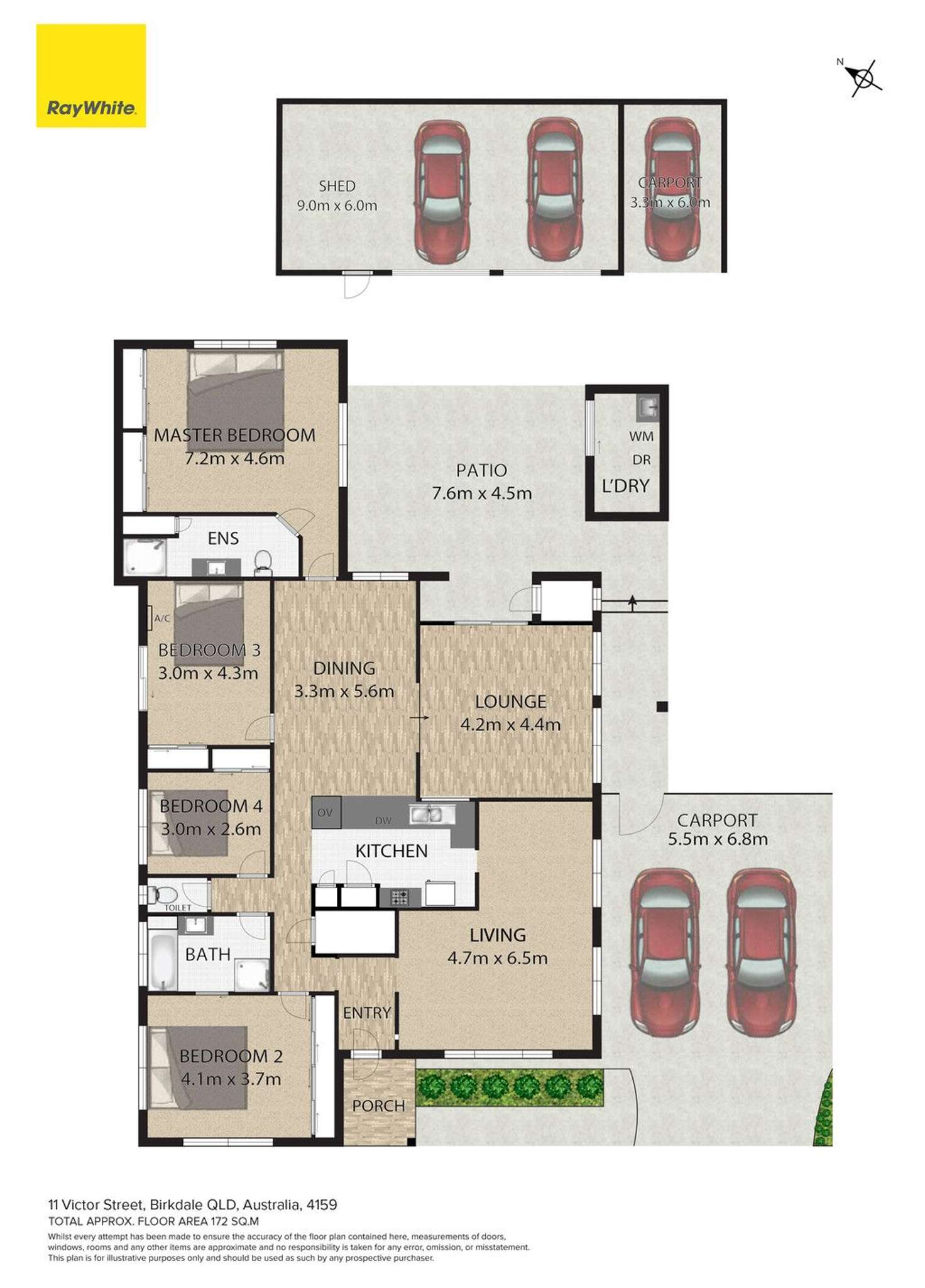 Floorplan of Homely house listing, 11 Victor Street, Birkdale QLD 4159