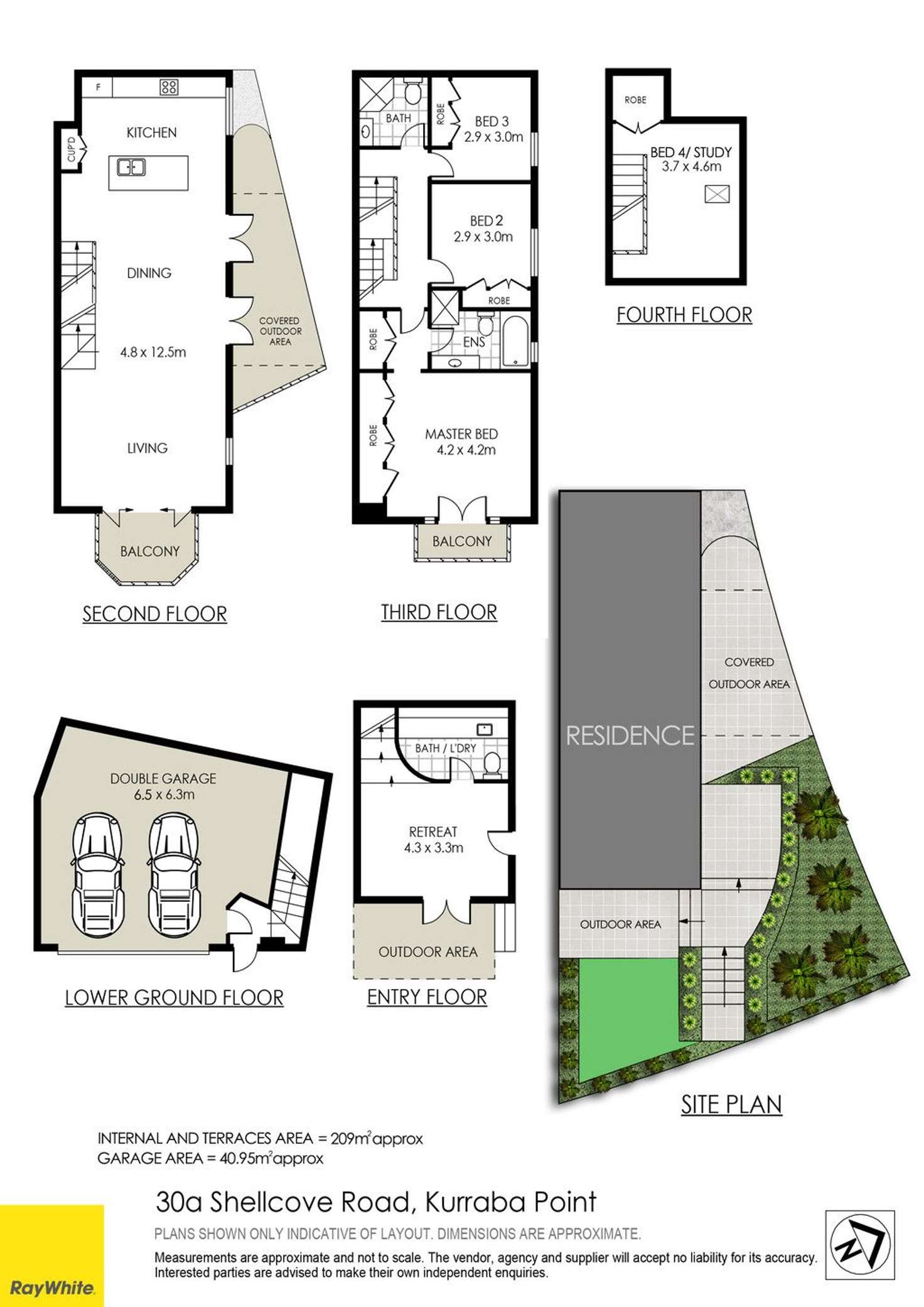 Floorplan of Homely house listing, 30A Shellcove Road, Kurraba Point NSW 2089