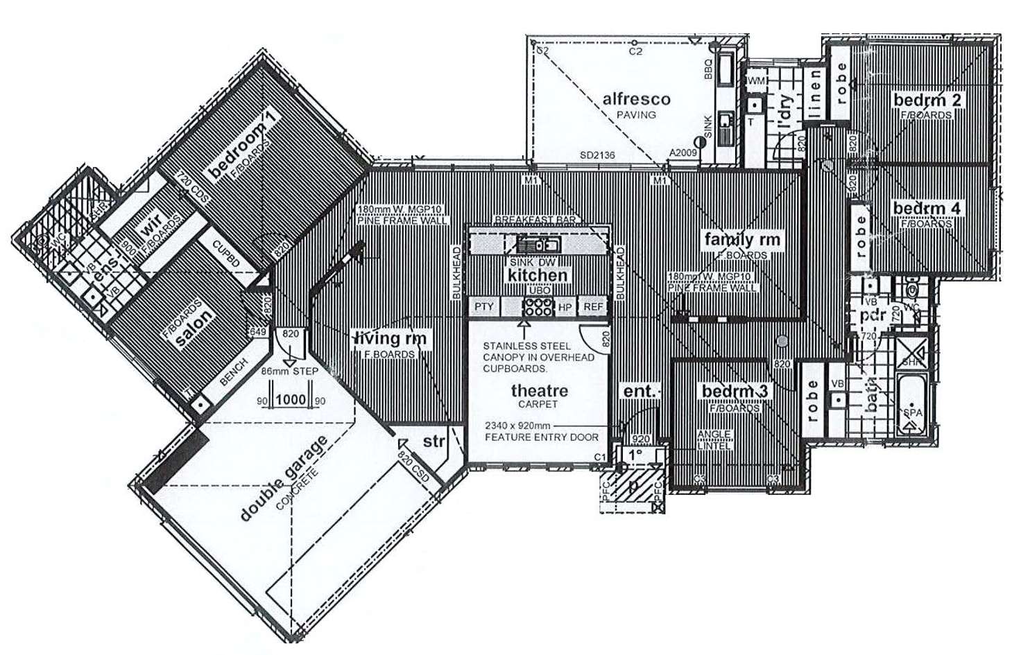 Floorplan of Homely house listing, 4 Timansi Court, Mildura VIC 3500