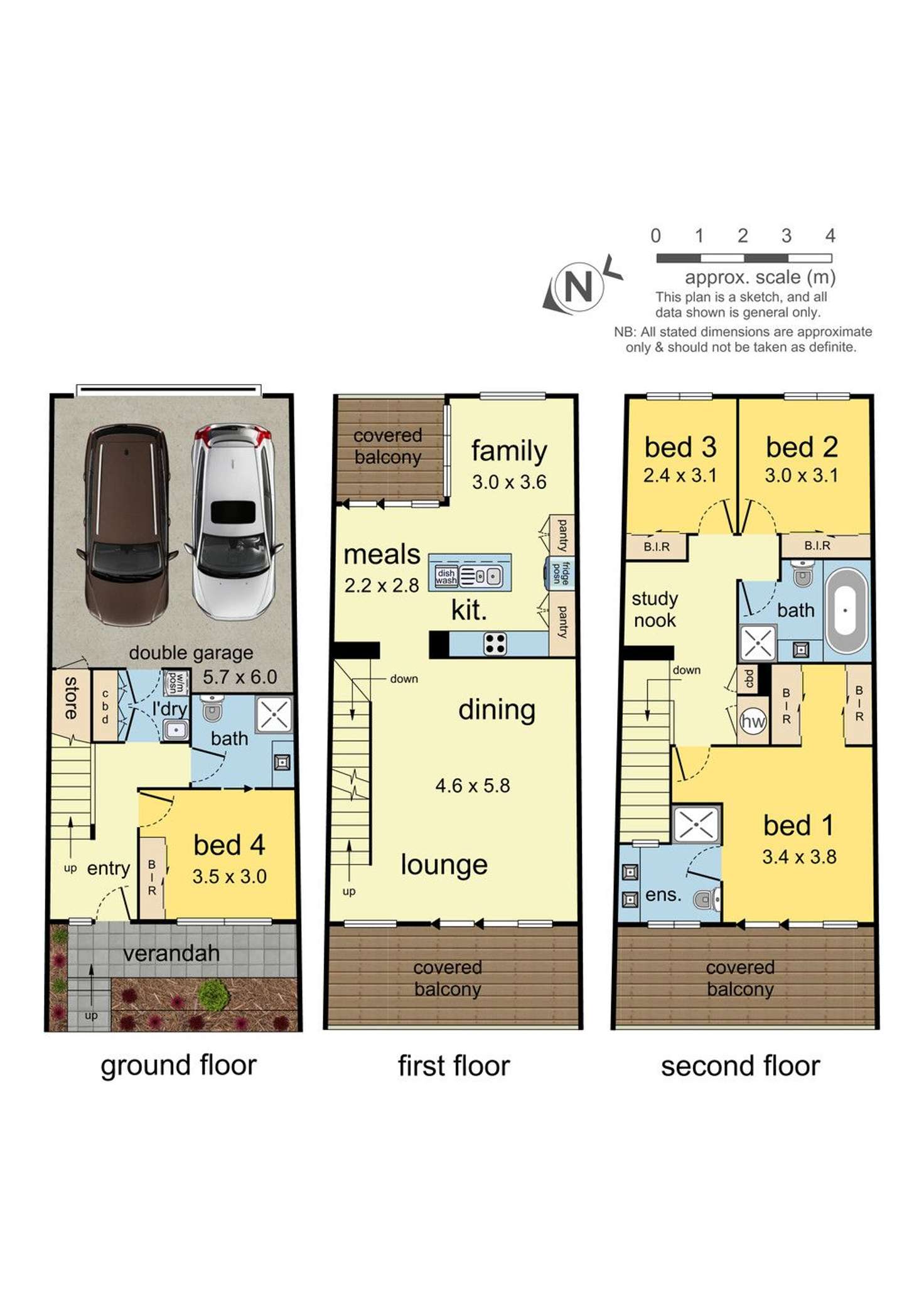Floorplan of Homely house listing, 112 Stadium Circuit, Mulgrave VIC 3170