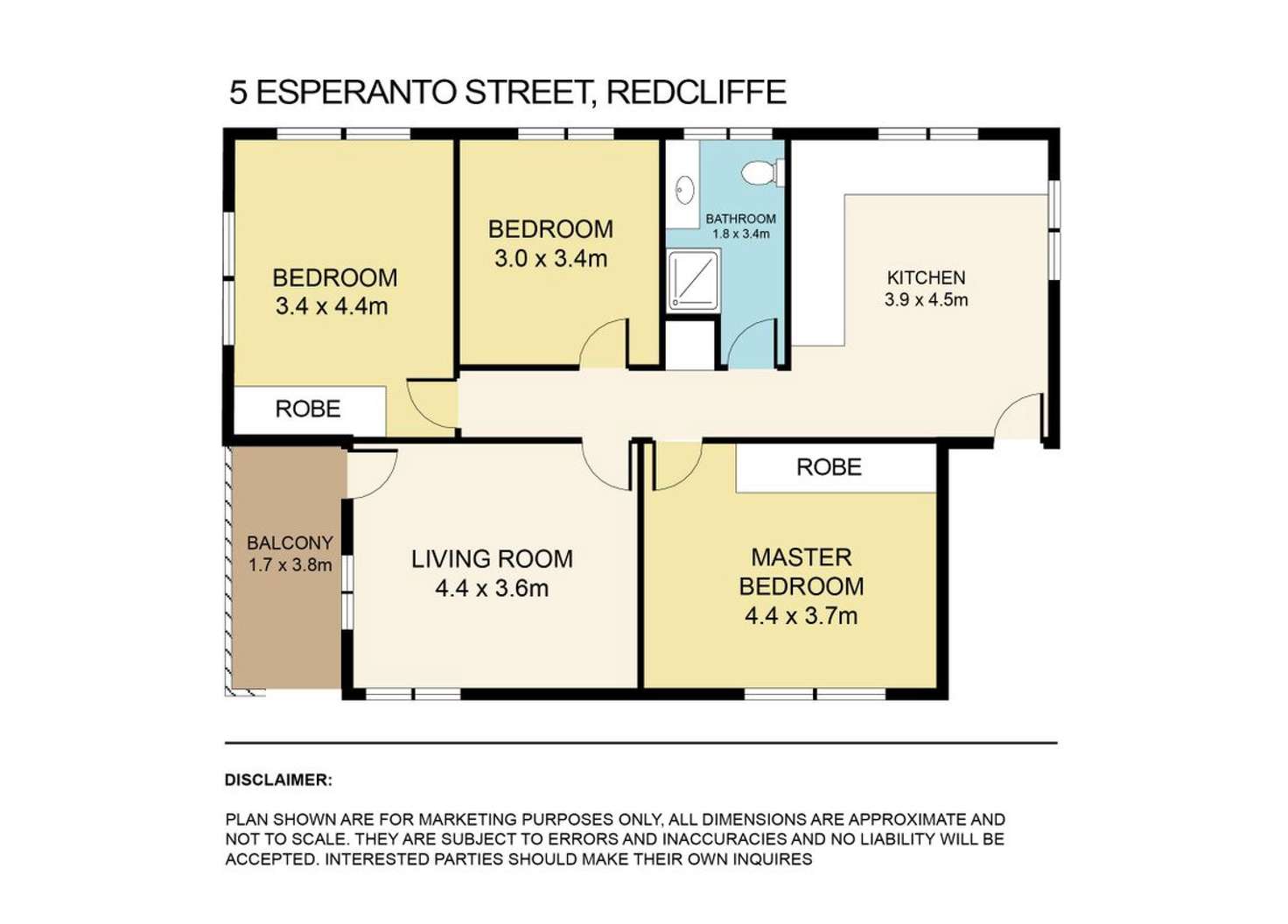 Floorplan of Homely house listing, 5 Esperanto Street, Redcliffe QLD 4020