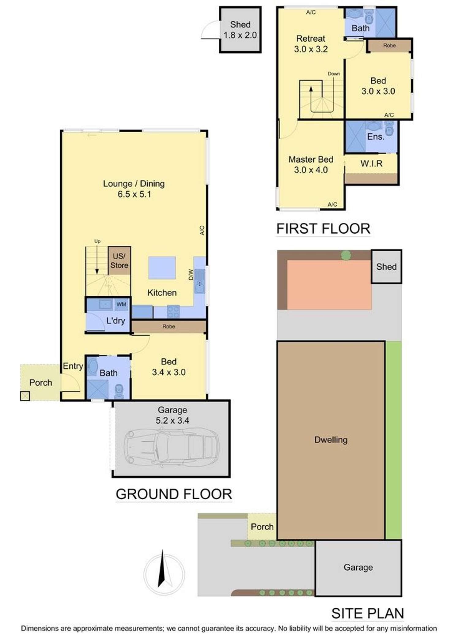 Floorplan of Homely townhouse listing, 3/10 Newbigin Street, Burwood VIC 3125