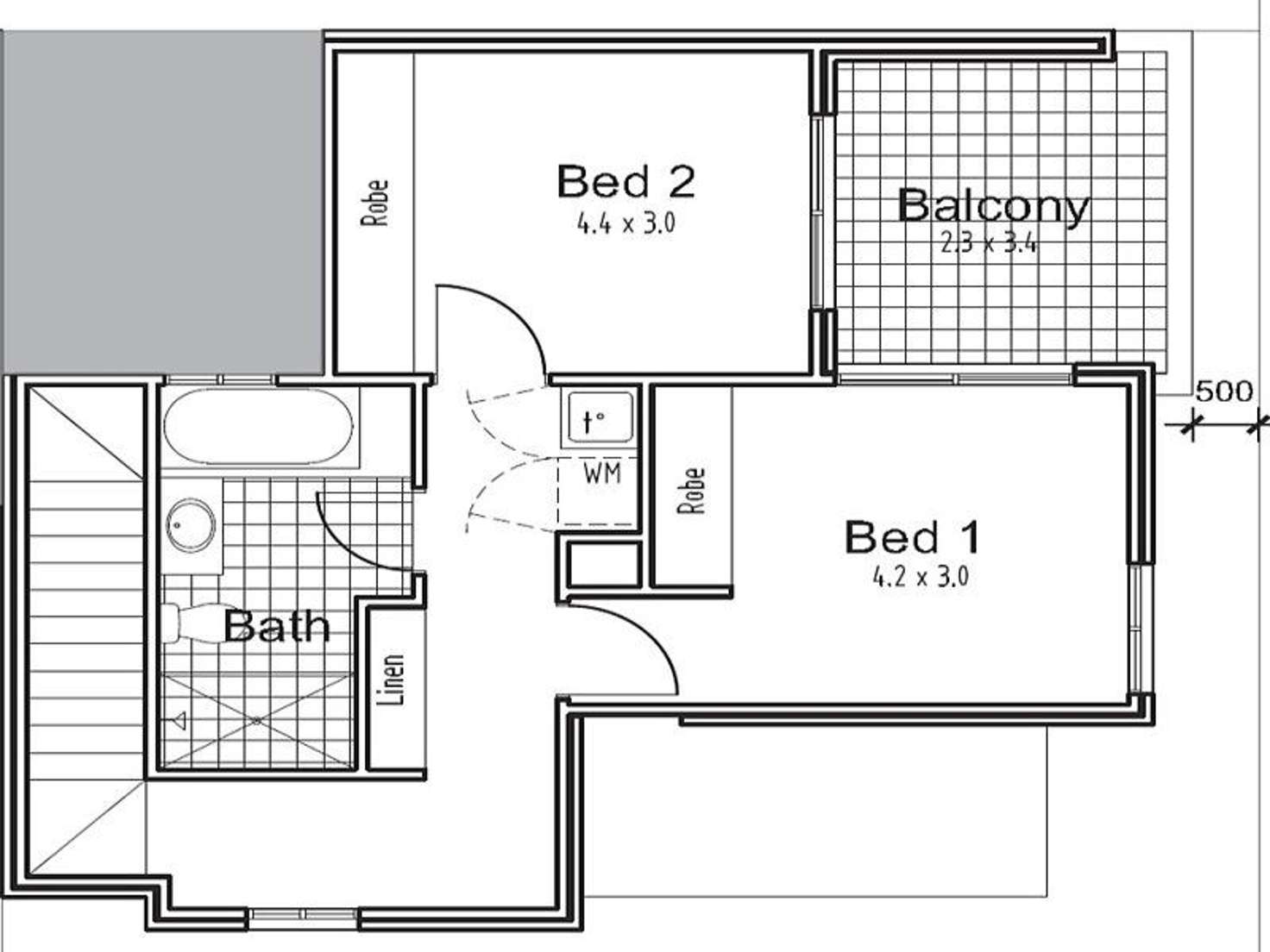 Floorplan of Homely townhouse listing, 8 Adair Street, Munno Para SA 5115