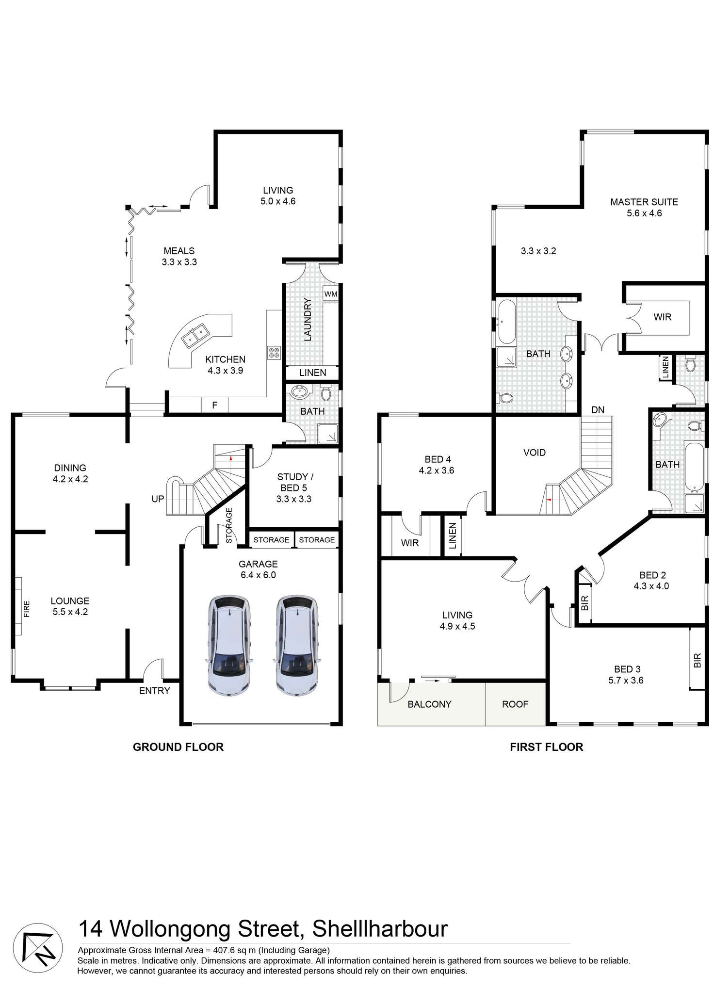 Floorplan of Homely house listing, 1/14 Wollongong Street, Shellharbour NSW 2529