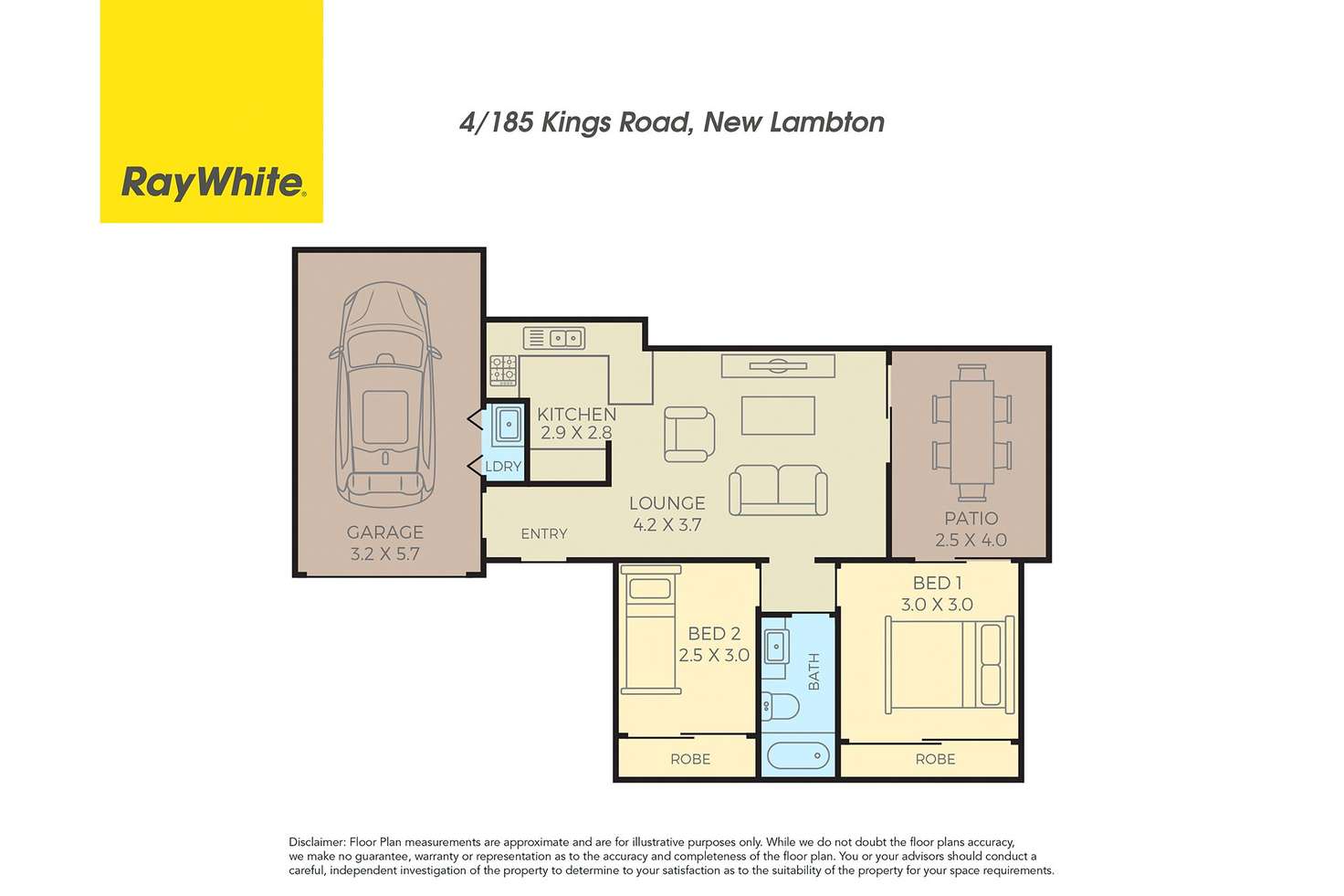 Floorplan of Homely house listing, 4/185 Kings Road, New Lambton NSW 2305