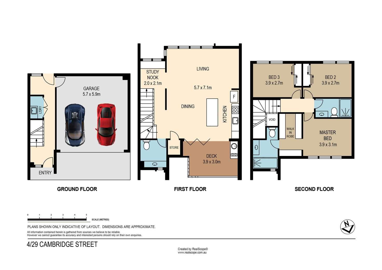 Floorplan of Homely townhouse listing, 4/29 Cambridge Street, Carina Heights QLD 4152