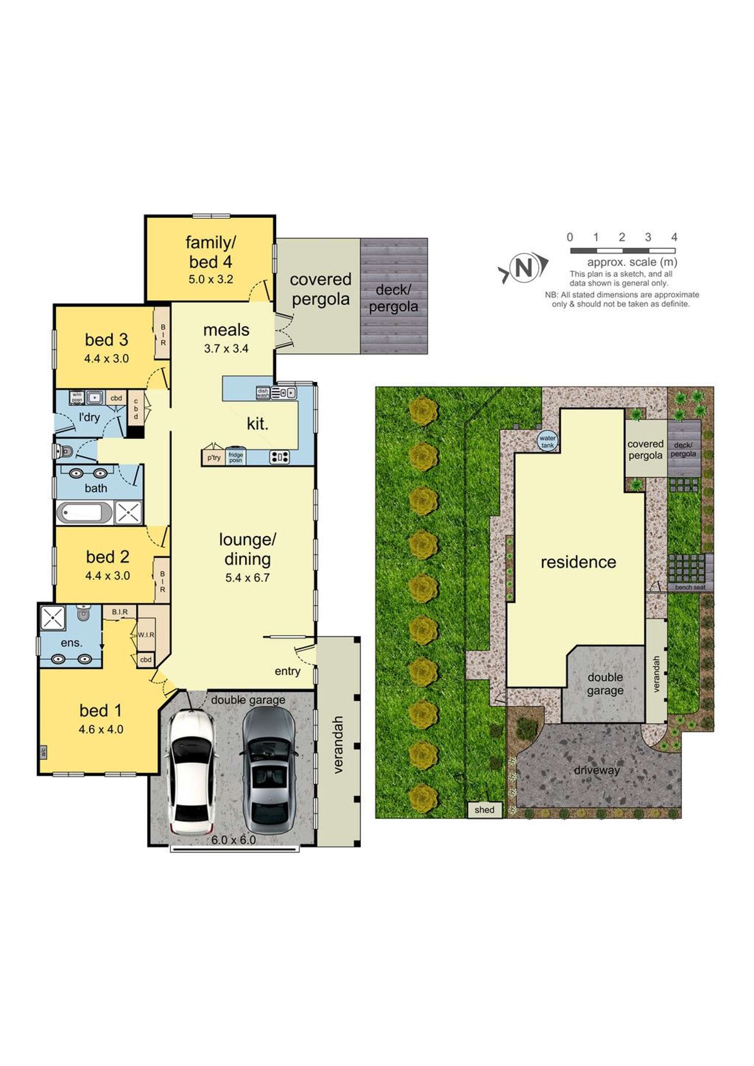 Floorplan of Homely house listing, 4 Burbidge Close, Burwood VIC 3125
