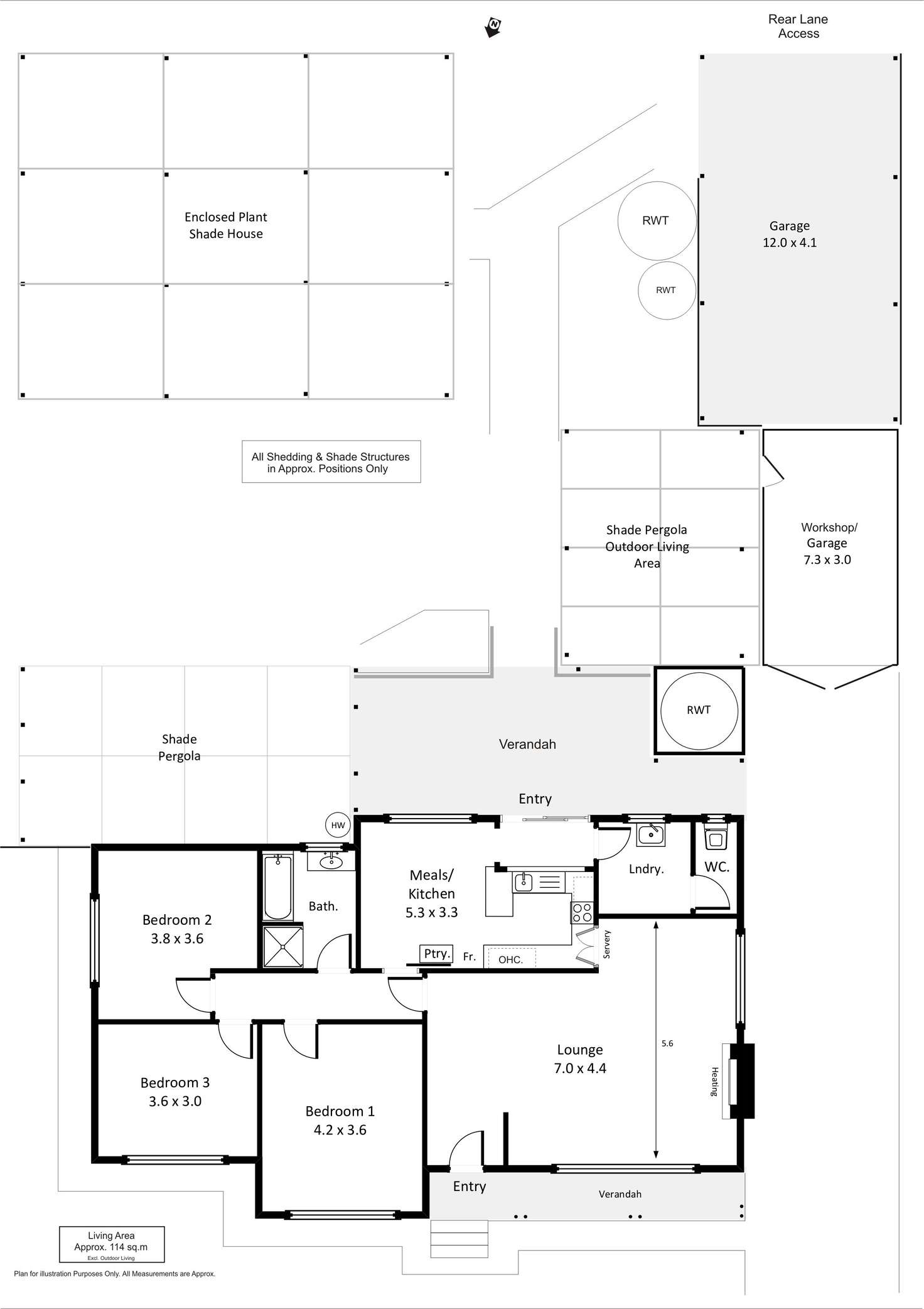 Floorplan of Homely house listing, 24 Nookamka Terrace, Barmera SA 5345