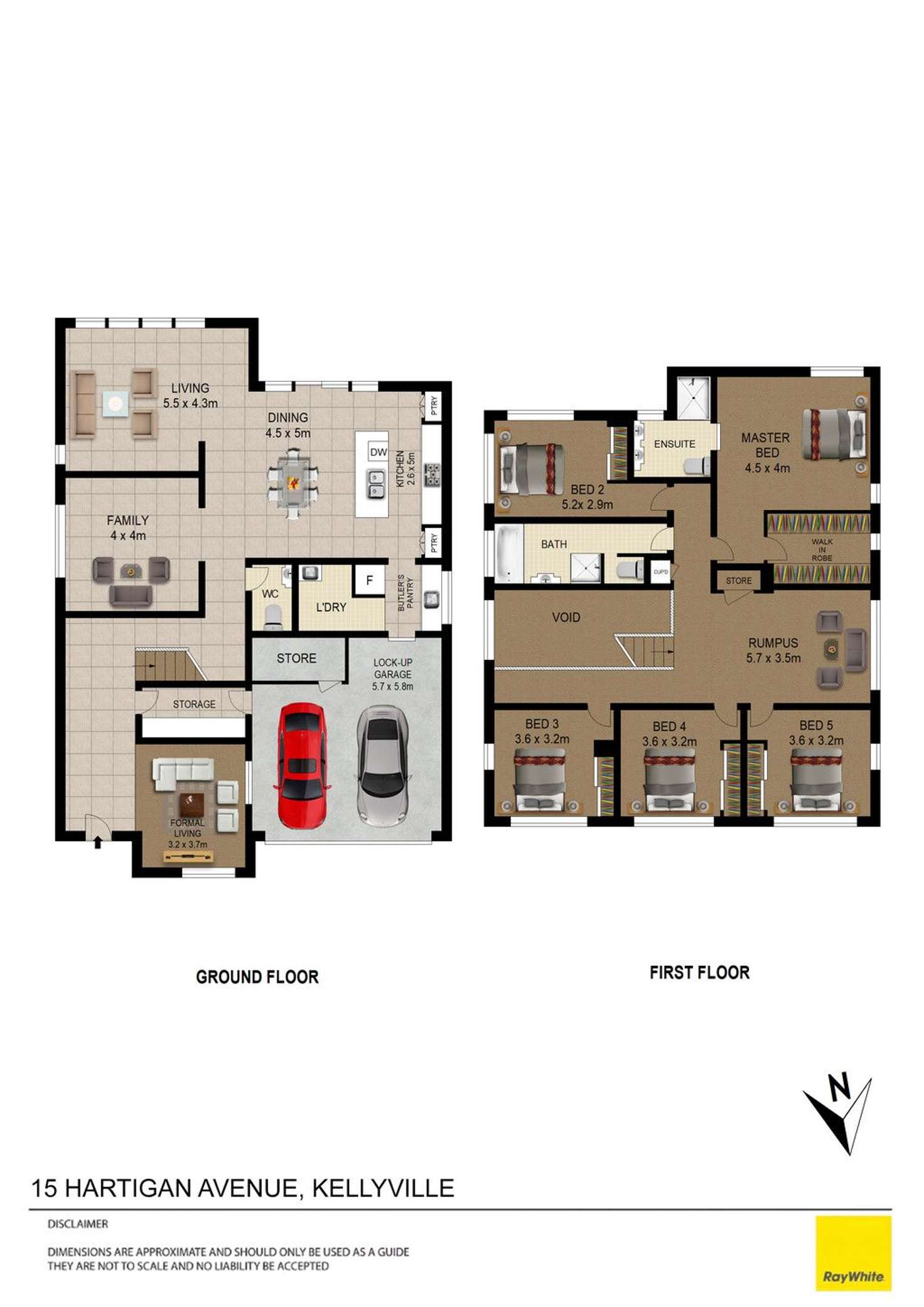 Floorplan of Homely house listing, 15 Hartigan Avenue, Kellyville NSW 2155