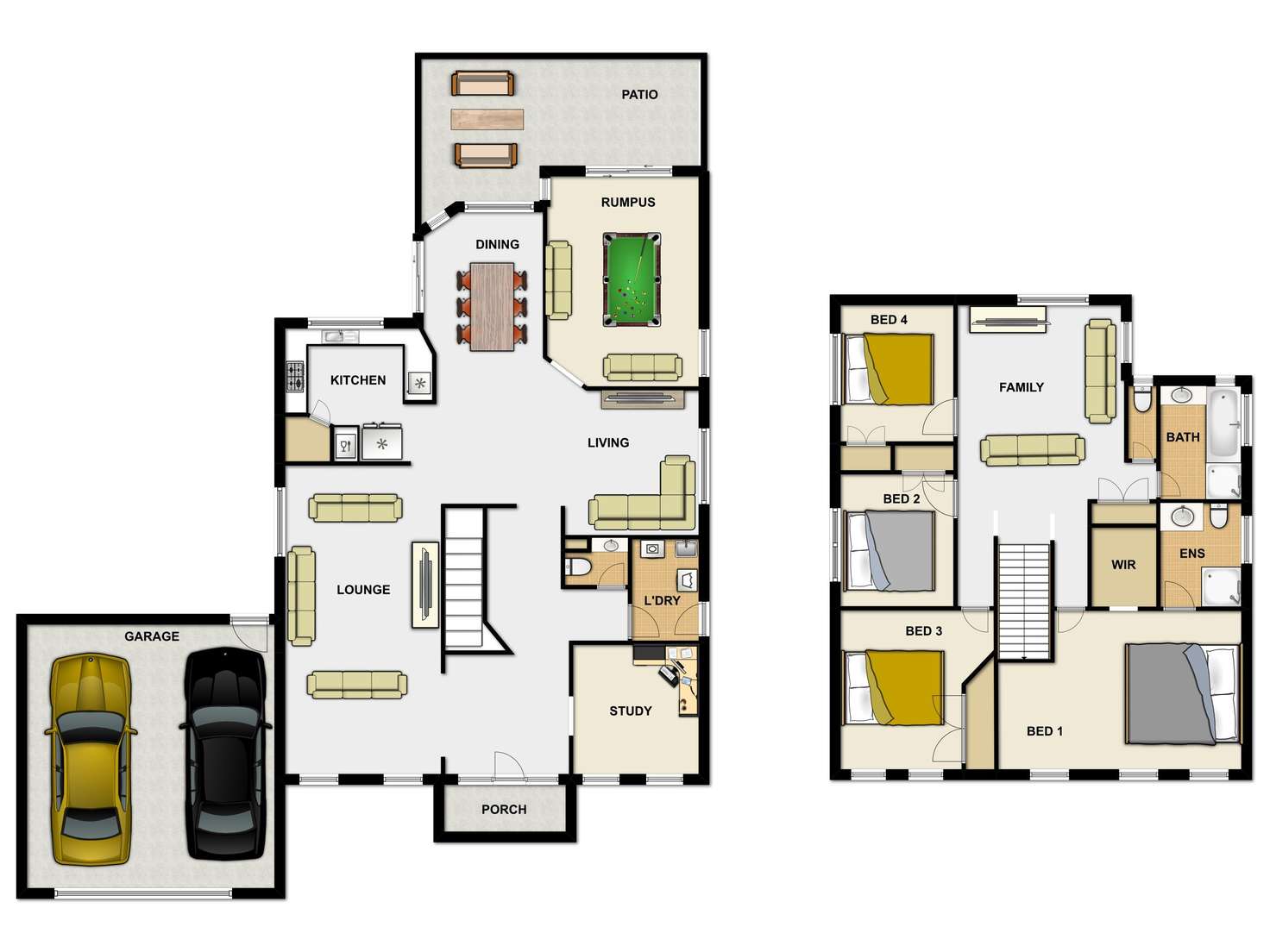 Floorplan of Homely house listing, 4 Almond Avenue, Birkdale QLD 4159